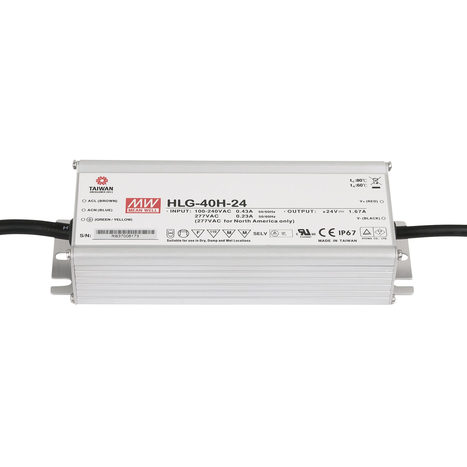 Driver LED Dimmerabile 40W 24V DC IP67 - Meanwell A9900380