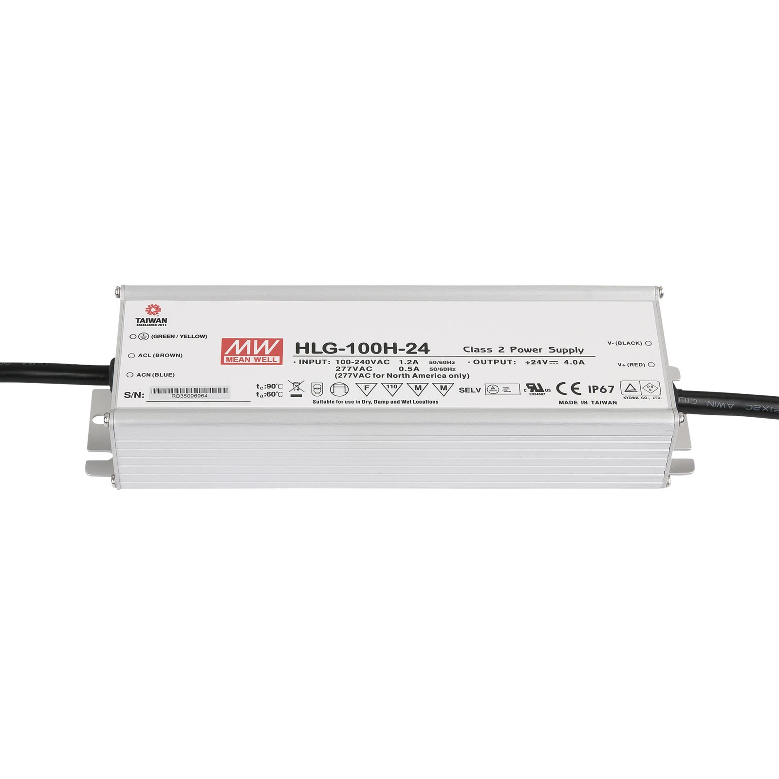 Alimentatore LED dimmerabile 100W 24V DC IP67 - Meanwell A9900382