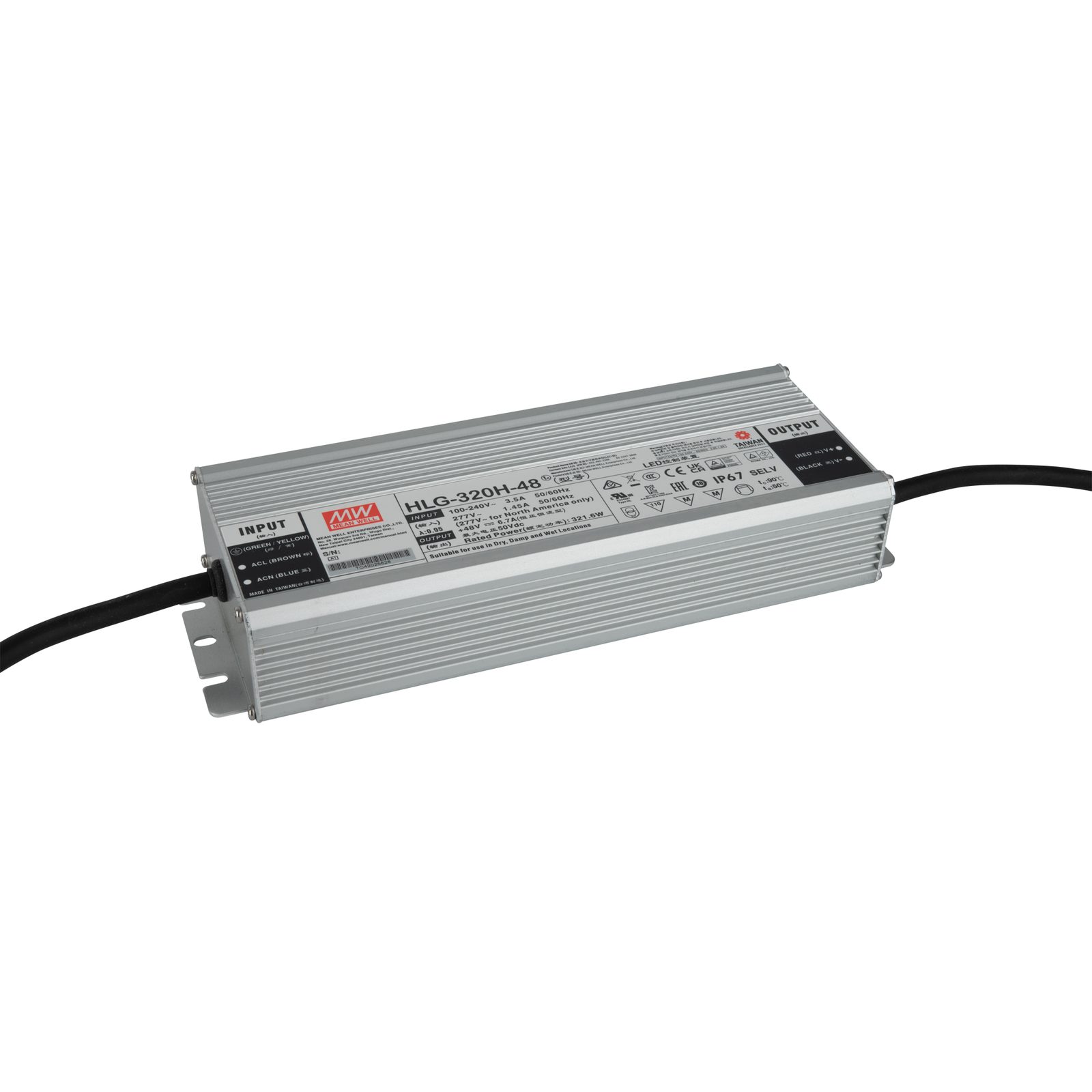 Alimentatore LED dimmerabile 320W 48V DC IP67 - Meanwell A9900389