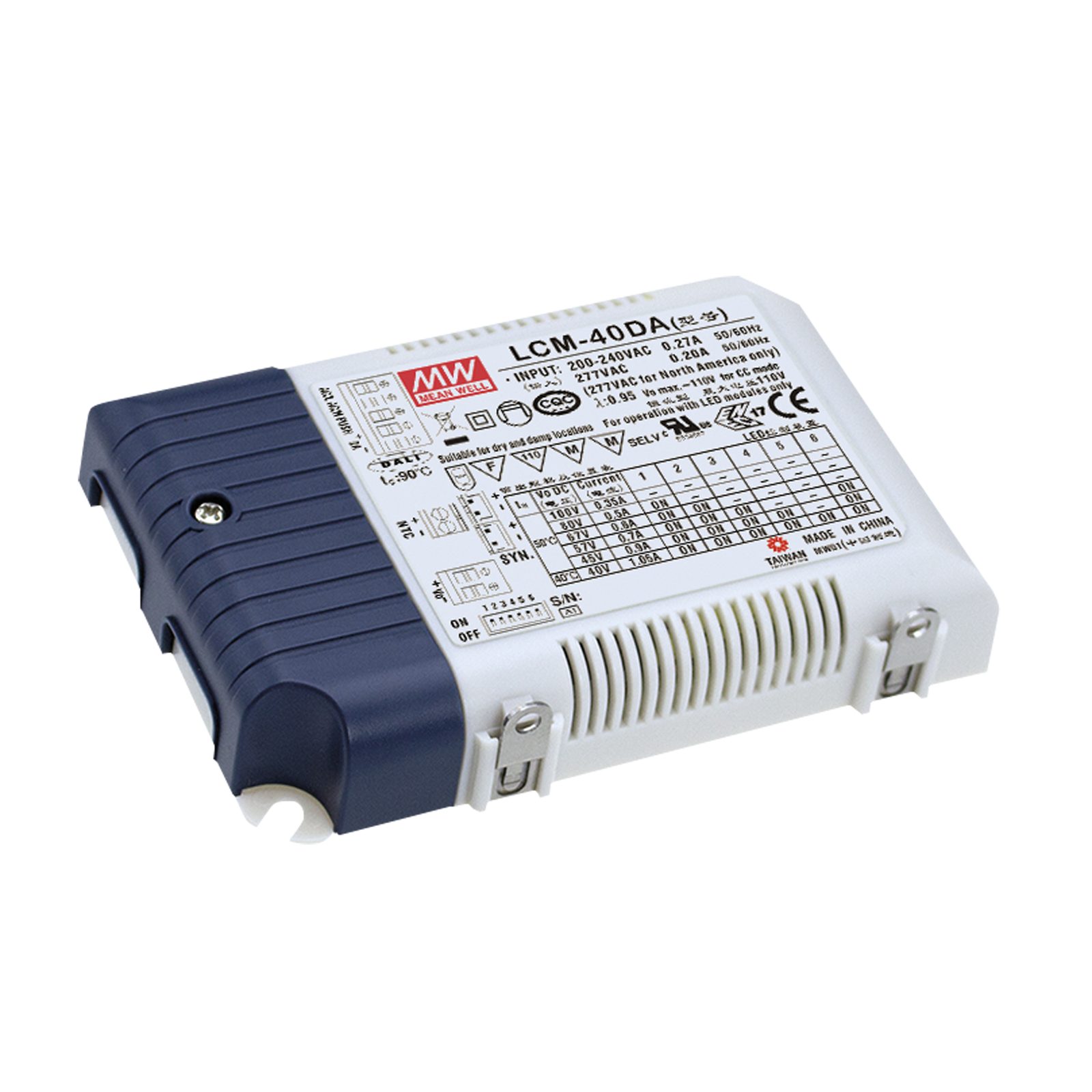 Driver LED Universale 40W dimmerabile DALI - Meanwell A9900405