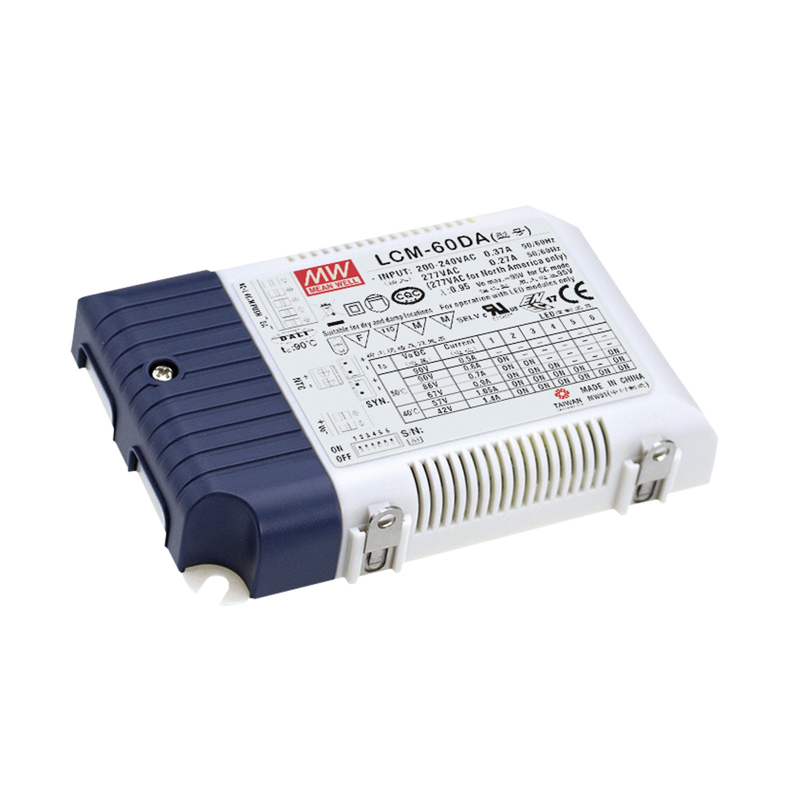 Driver LED Universale 60W dimmerabile DALI - Meanwell A9900410