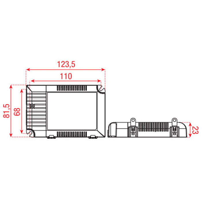 Driver LED Universale 60W dimmerabile DALI - Meanwell A9900410