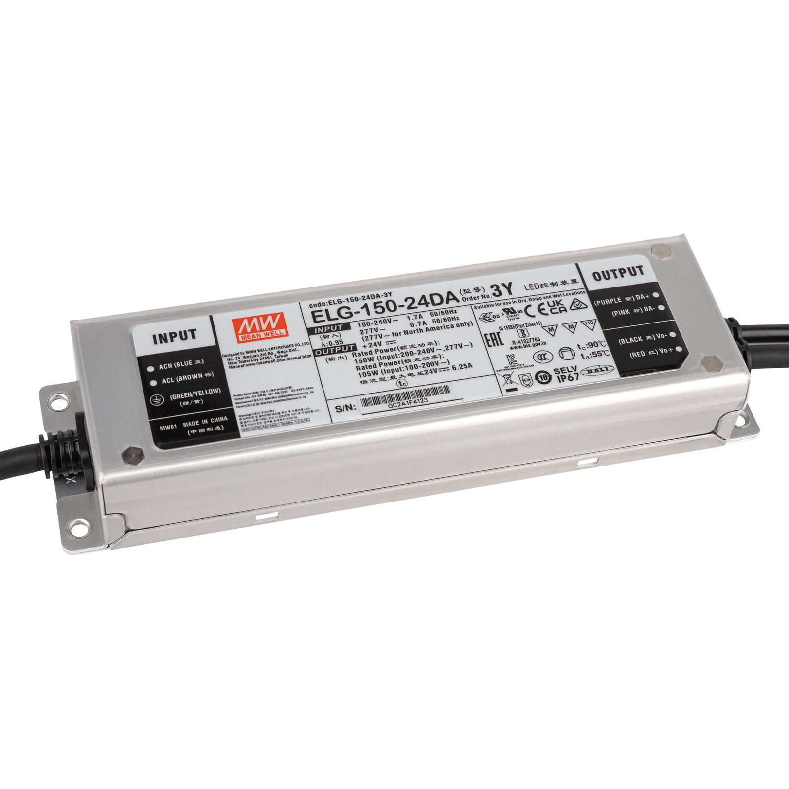 Alimentatore LED 150W 24V DC - Meanwell A9900683