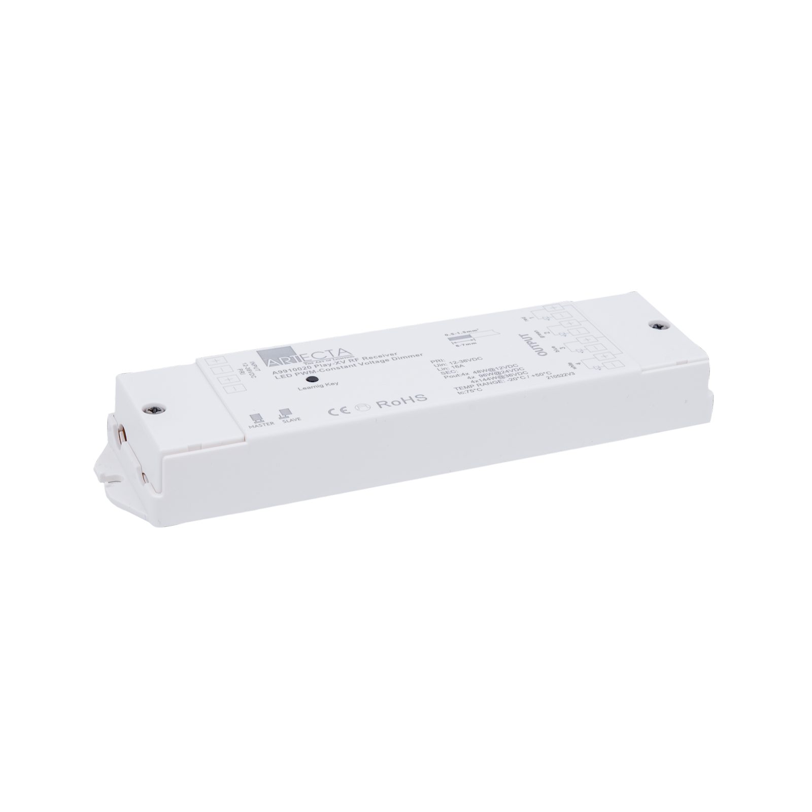 Ricevitore RF Play-XV 4 canali 12-36V DC 5A - Artecta A9910020