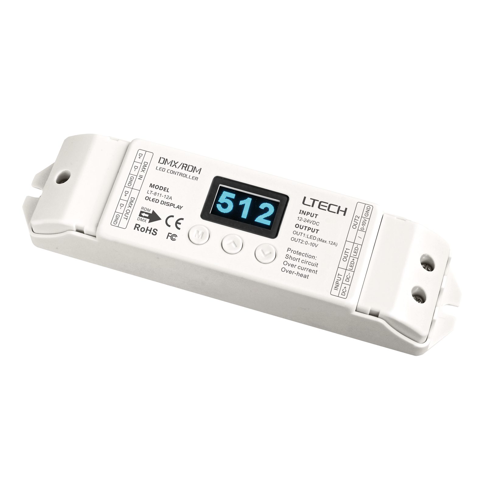 Driver LED DMX 1 canale 12A - LTECH A9915300