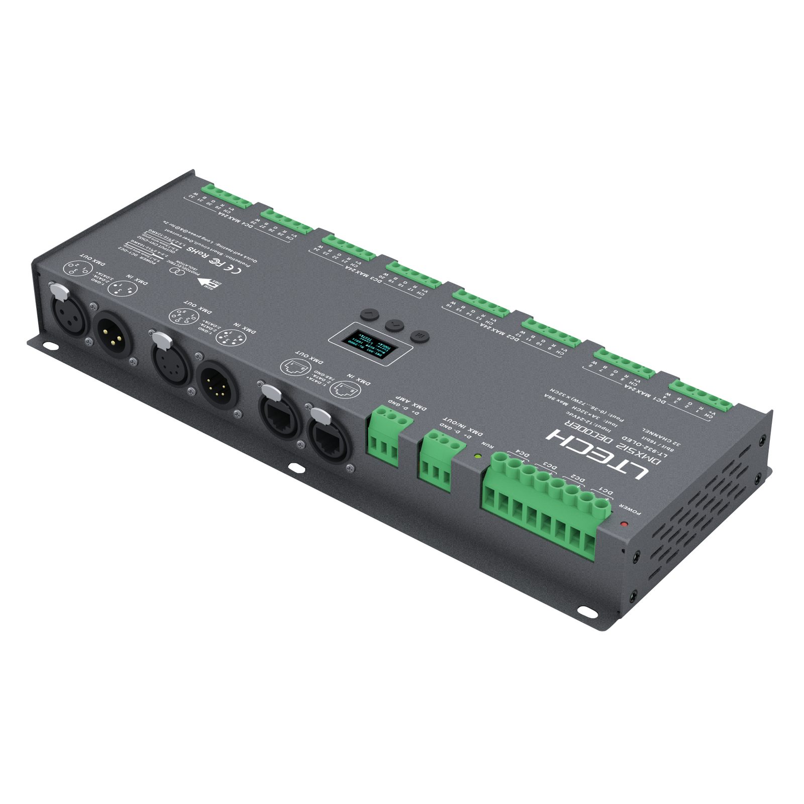 Driver LED DMX/RDM 32 canali 3A - LTECH A9915303