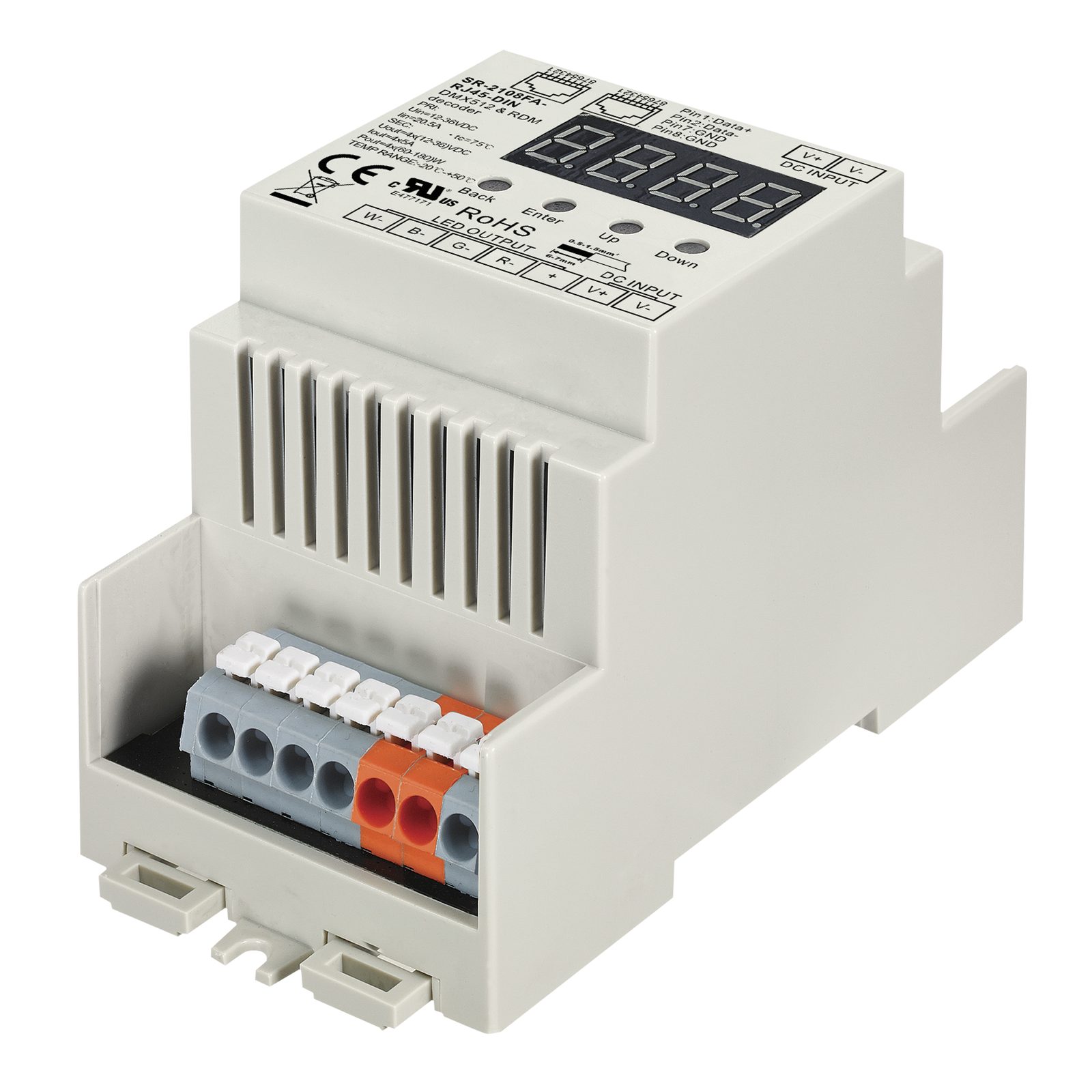 Decoder DMX Din Rail 4 canali 5A - Artecta A9915860