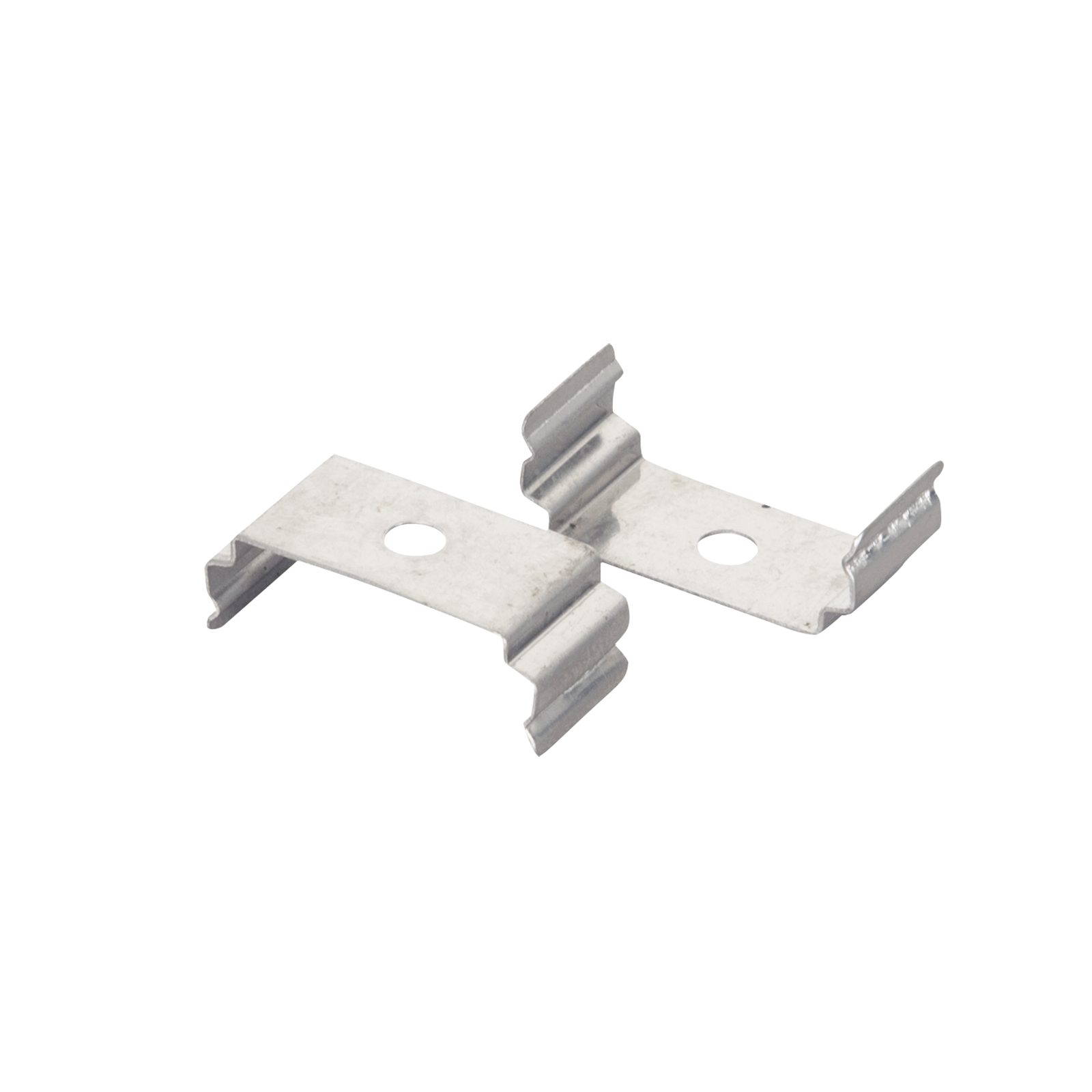 Clip di montaggio metallo cromate per Profile 22 Surface 10 pz - Artecta A9930026