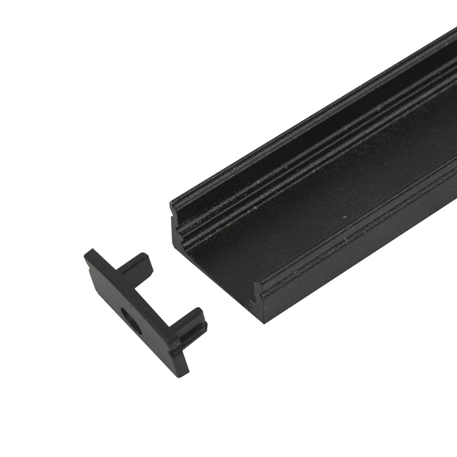 Profile Pro 31 Surface - Profilo LED 2m nero con cover milk e frost - Artecta A9930091