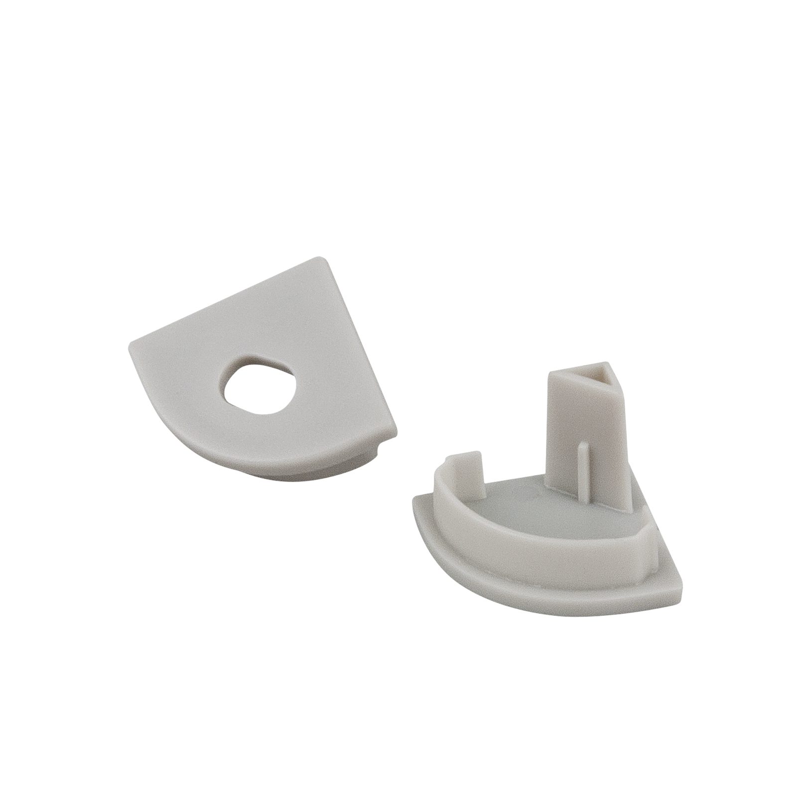 Profile Pro 6 End Caps - Set di 2, Grigio chiaro - Artecta A9930356
