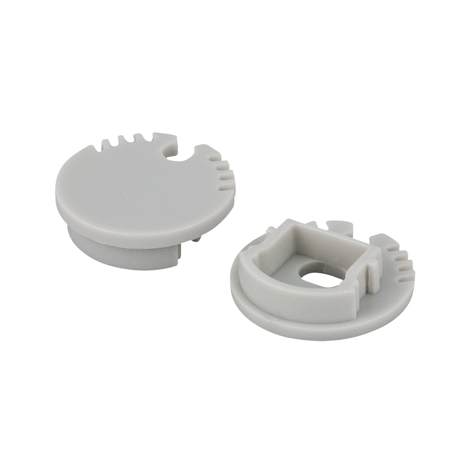 Profile Pro 8 End Caps - Set di 2, Grigio chiaro - Artecta A9930358