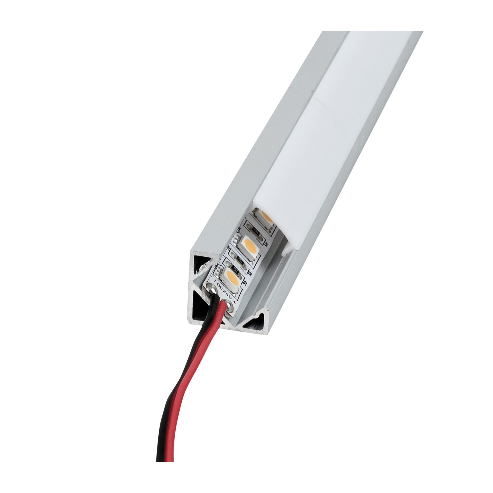Profilo per striscia LED Profile Pro 20 Corner, 2m, argento - Artecta A9930404