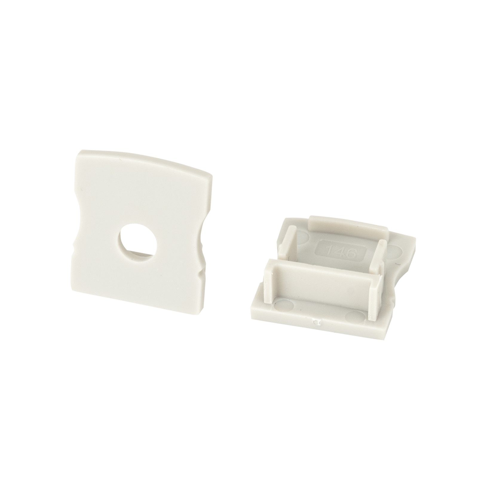 Tappi terminali per Profile Pro 29 Plastica Grigio - Artecta A9930422