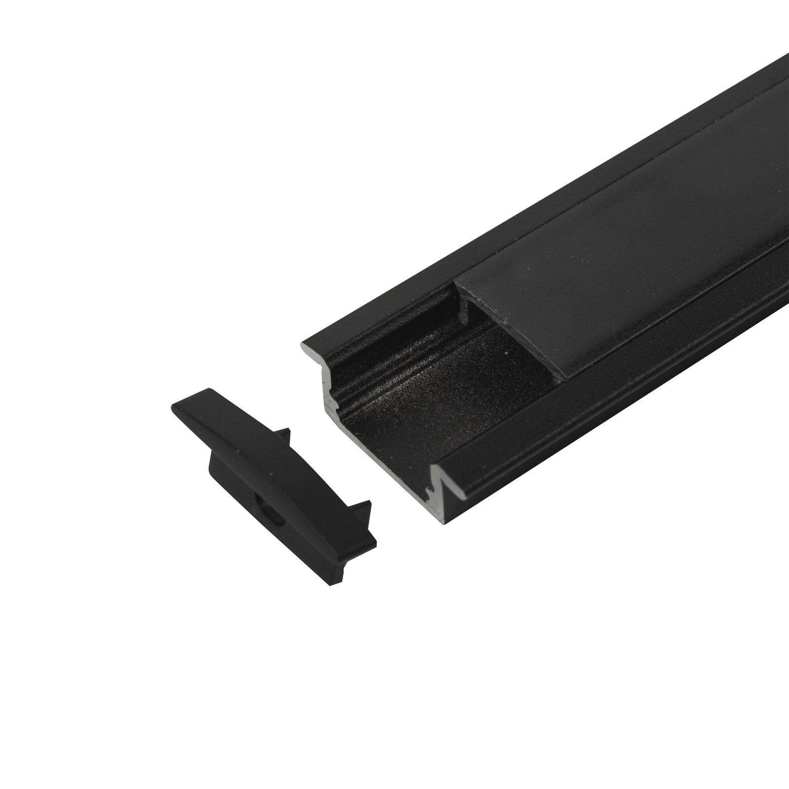 Profilo LED recessed nero 2m per strisce 12mm - Artecta A9930431