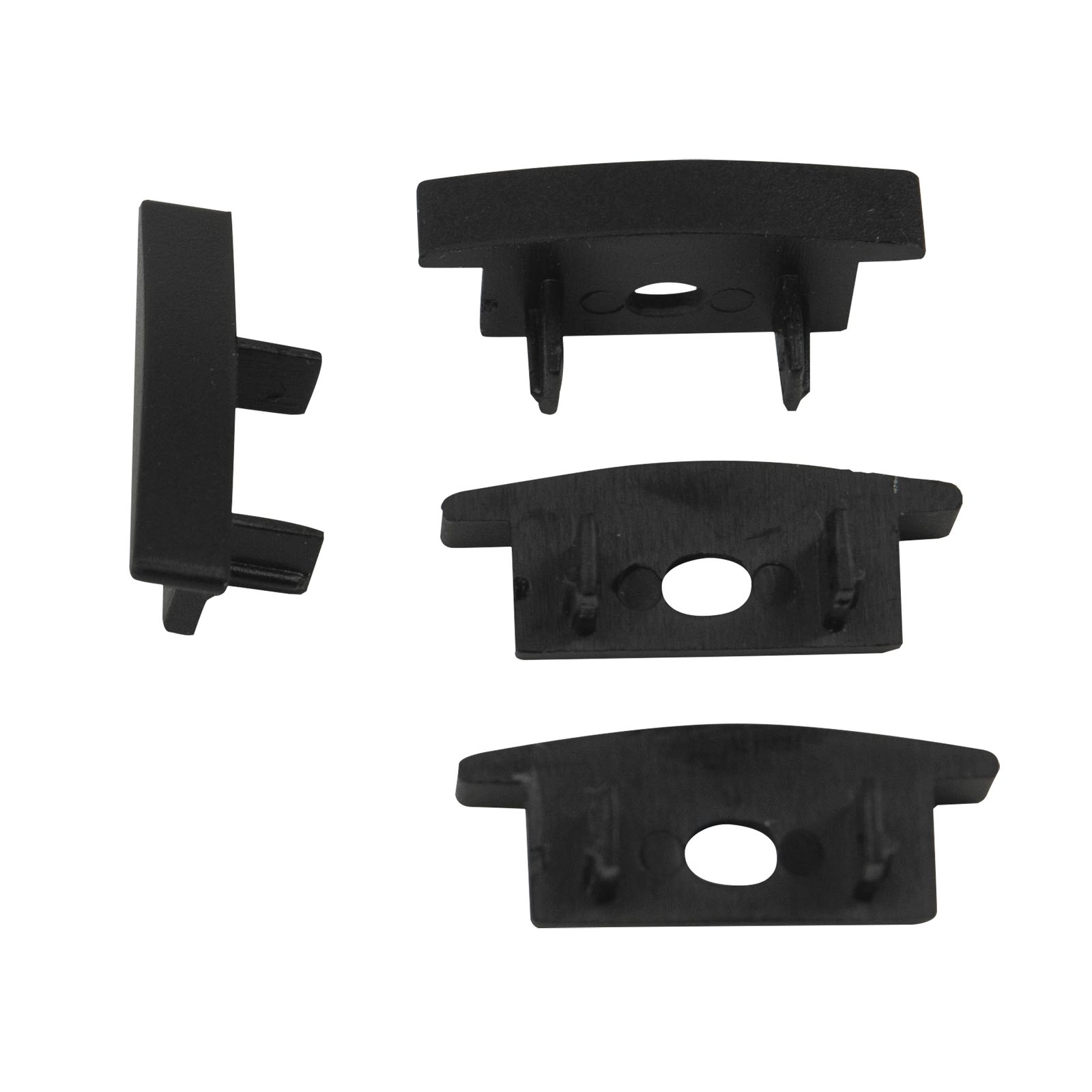 Profilo LED recessed nero 2m per strisce 12mm - Artecta A9930431