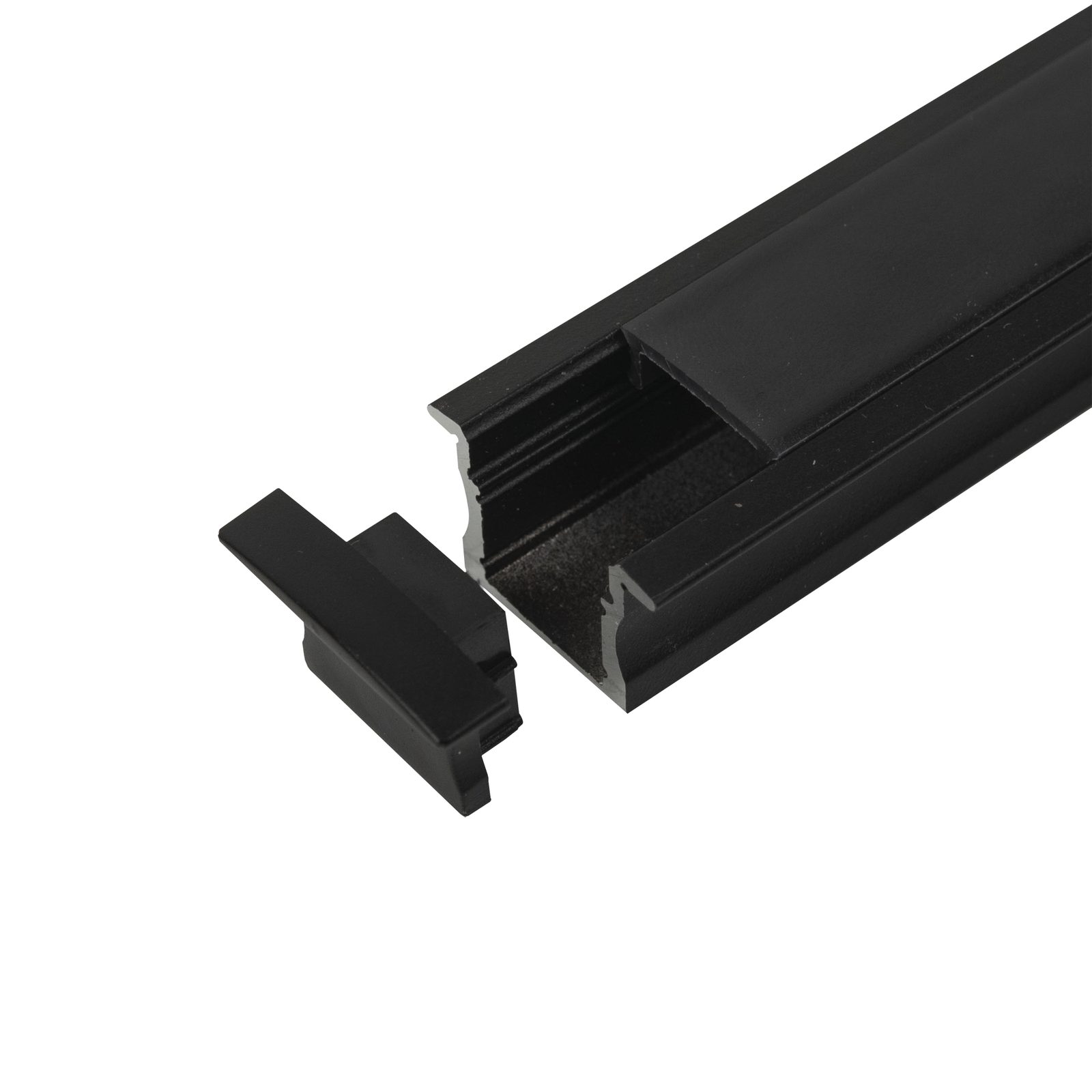 Profilo LED recessed nero 2m per strisce 12mm - Artecta A9930432