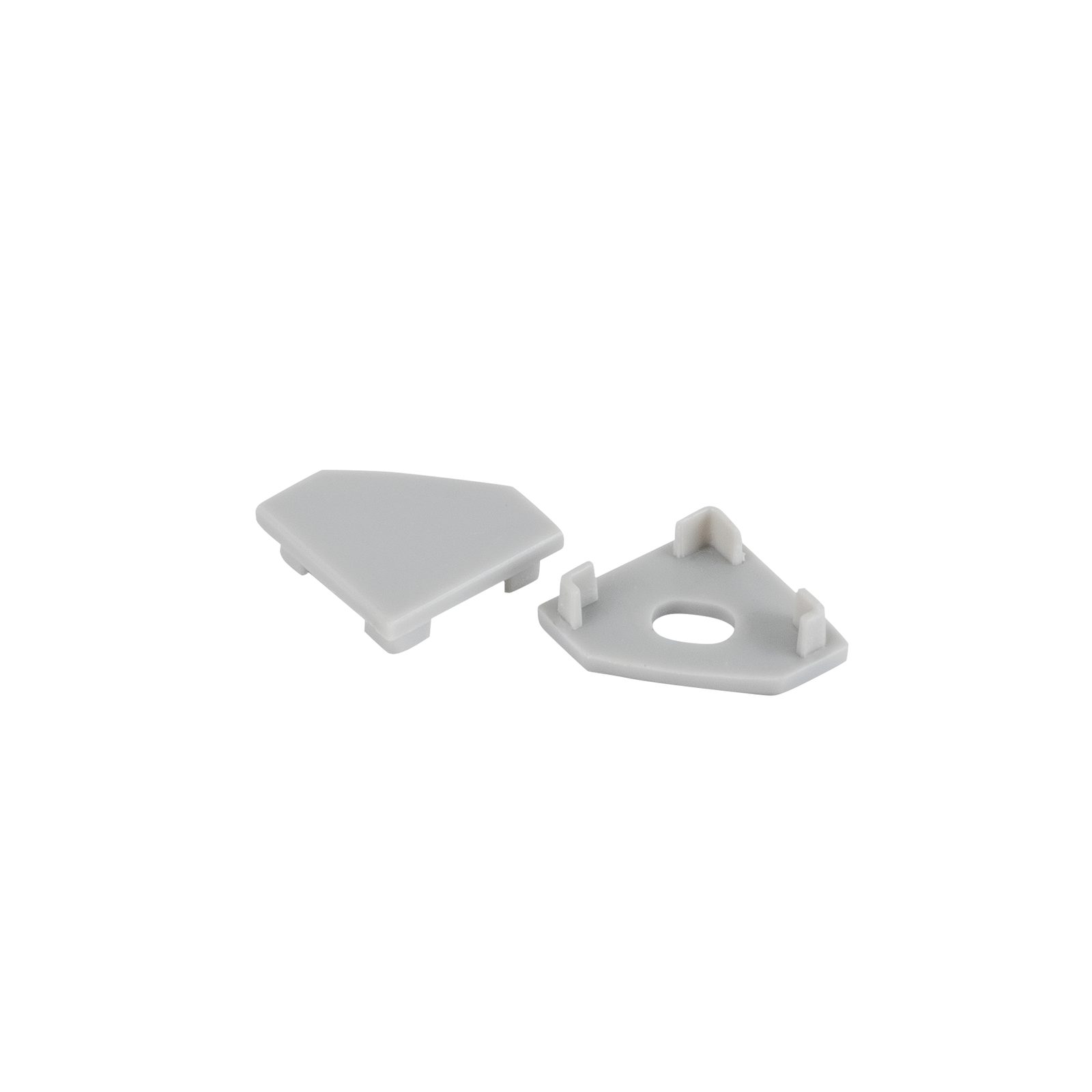 Tappi terminali per Profile Pro 20, set da 4, grigio chiaro - Artecta A9932422