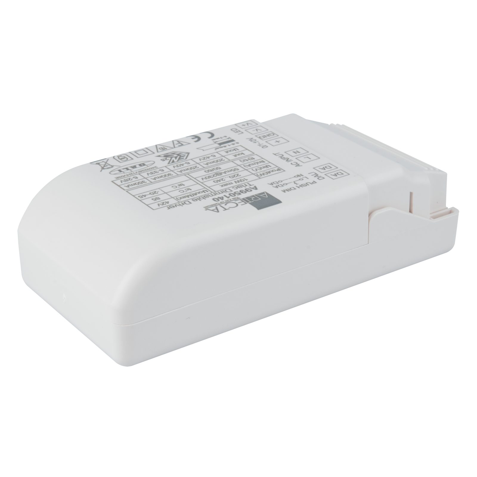 Driver LED universale 10 W dimmerabile DALI/Push/Triac/0-10V - Artecta A9950140