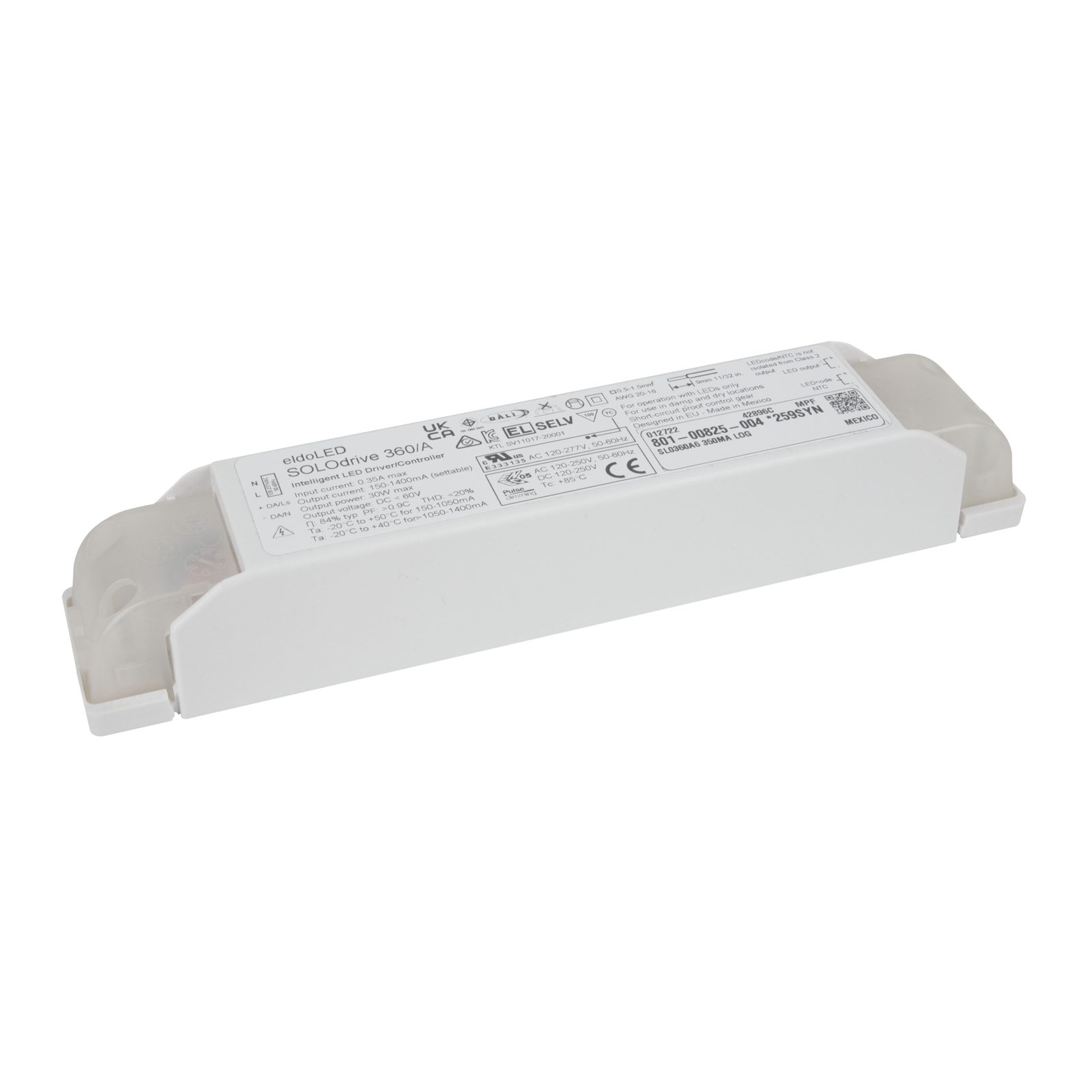 Driver LED SOLOdrive AC 30W DALI-2 Pulse Dimming - ELDOLED A9950361