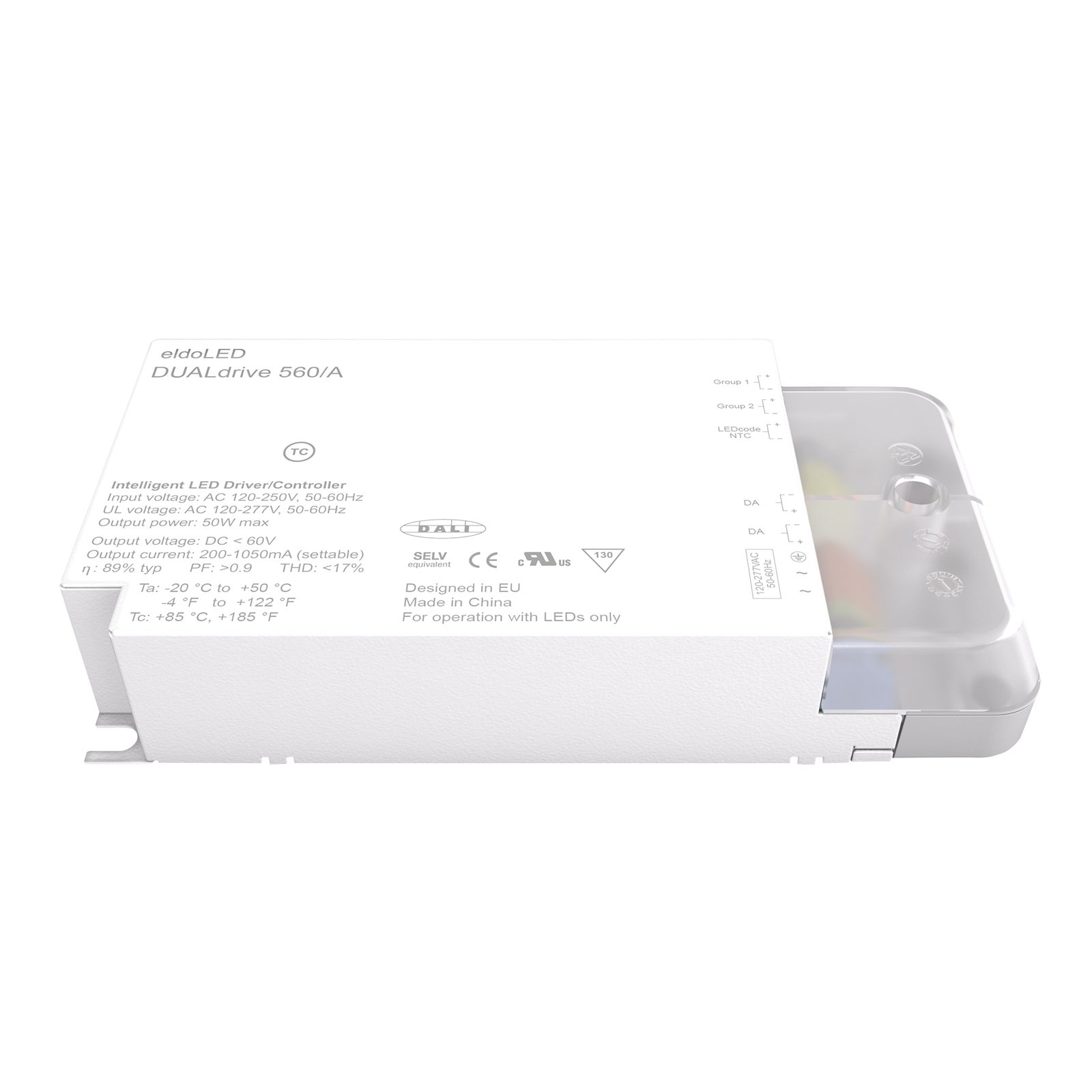 Driver LED Dualdrive AC 50W DALI-2 2 uscite separabili bianco regolabile - ELDOLED A9950562