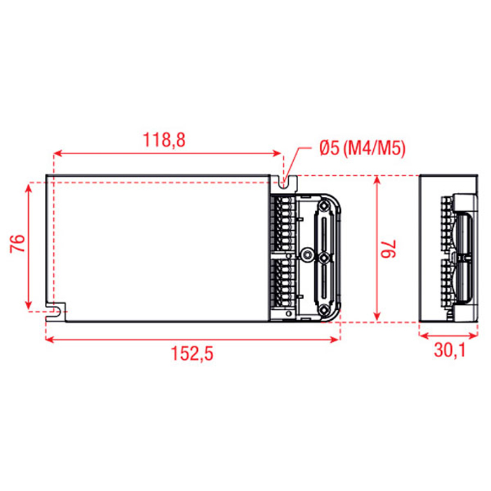 Driver LED Dualdrive AC 50W DALI-2 2 uscite separabili bianco regolabile - ELDOLED A9950562