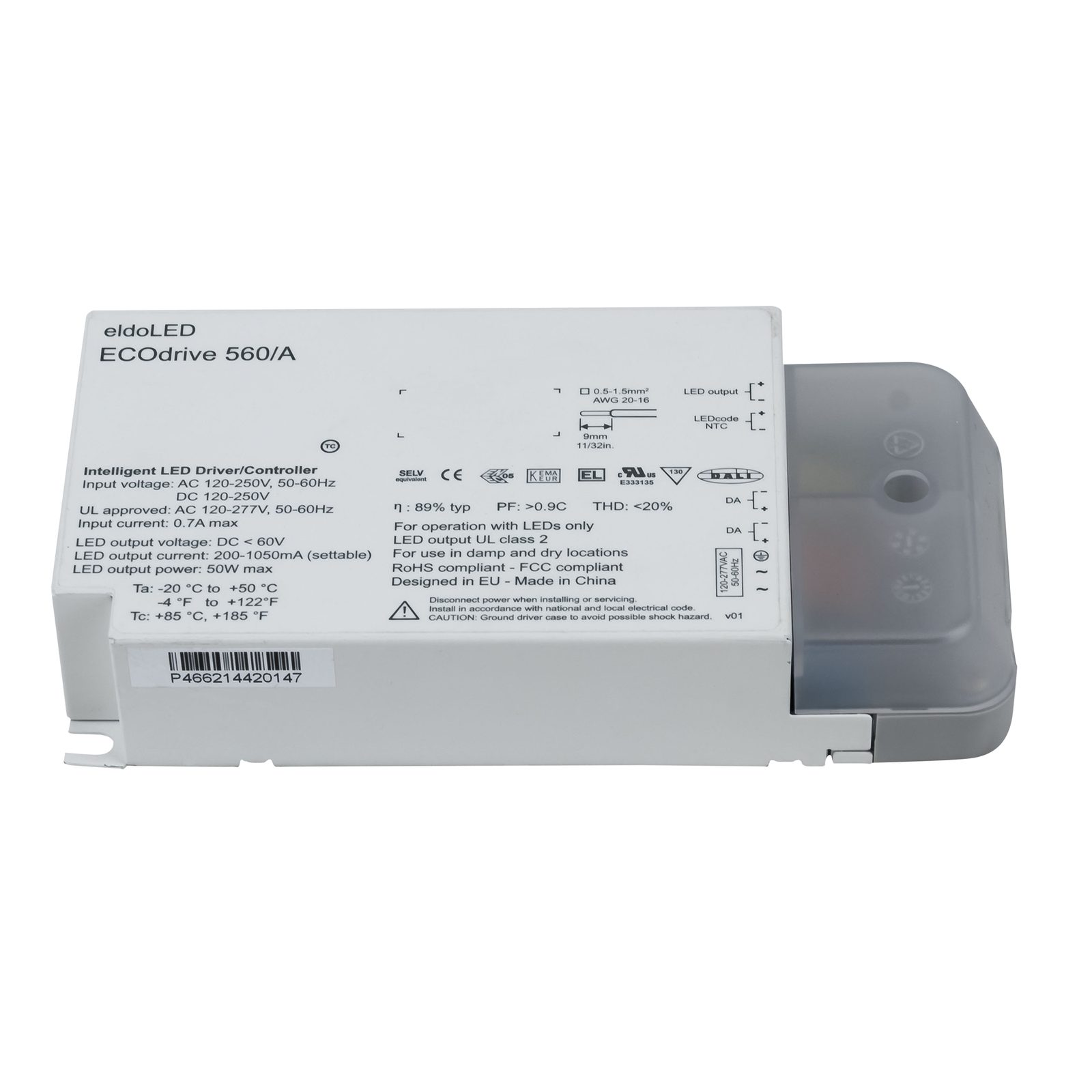 Driver LED ECOdrive AC 50 W DALI-2 Dimmerabile - ELDOLED A9950571