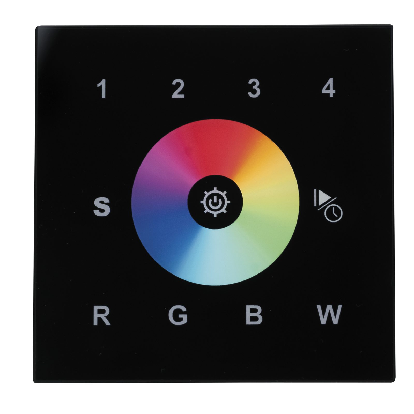 Pannello a parete Play-XV RGBW Wi-Fi DMX 4 Zone Nero - Artecta A9990366