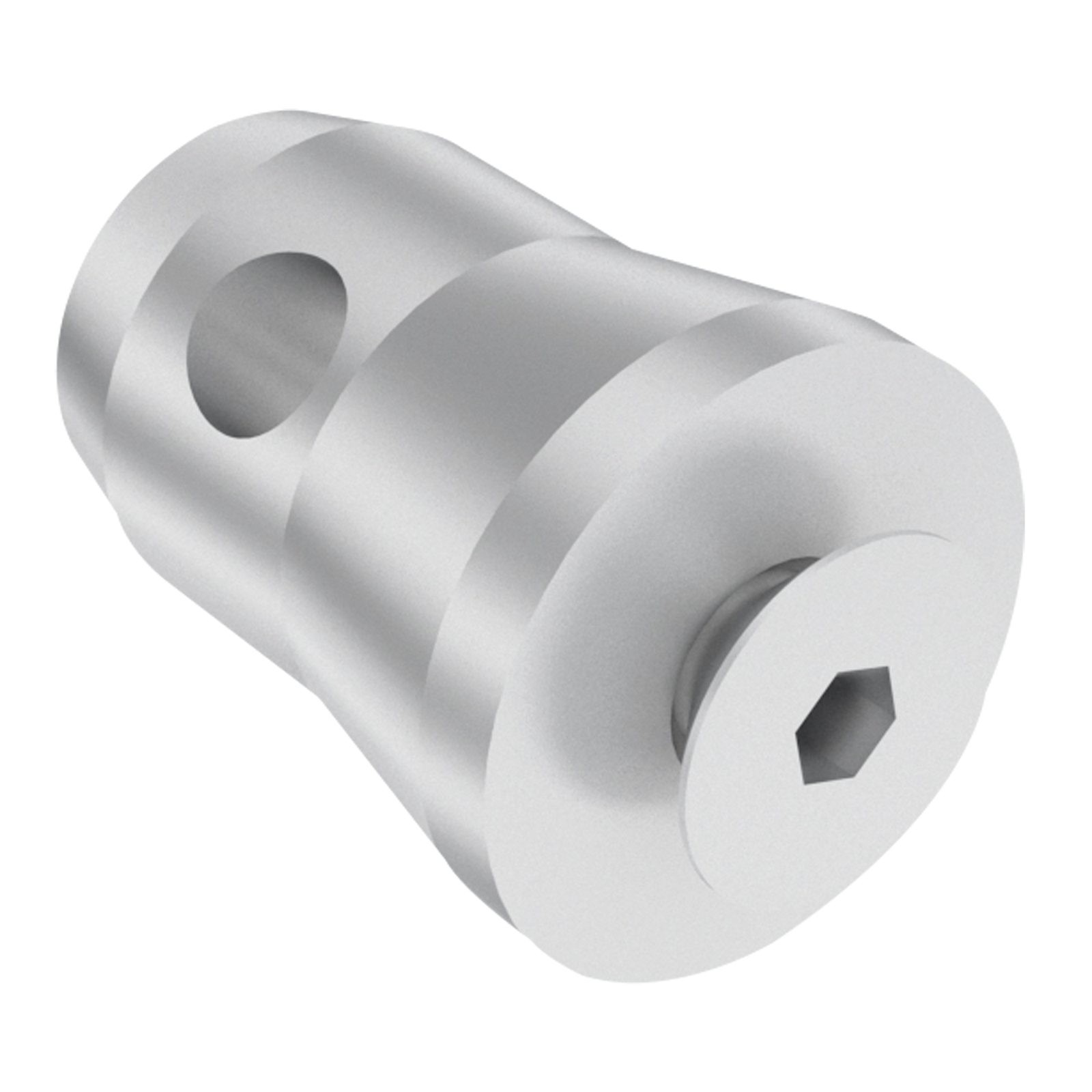 Semi-connettore maschio M10 F (compatibile Prolyte Ø27,8 mm) - Milos BPFACS10