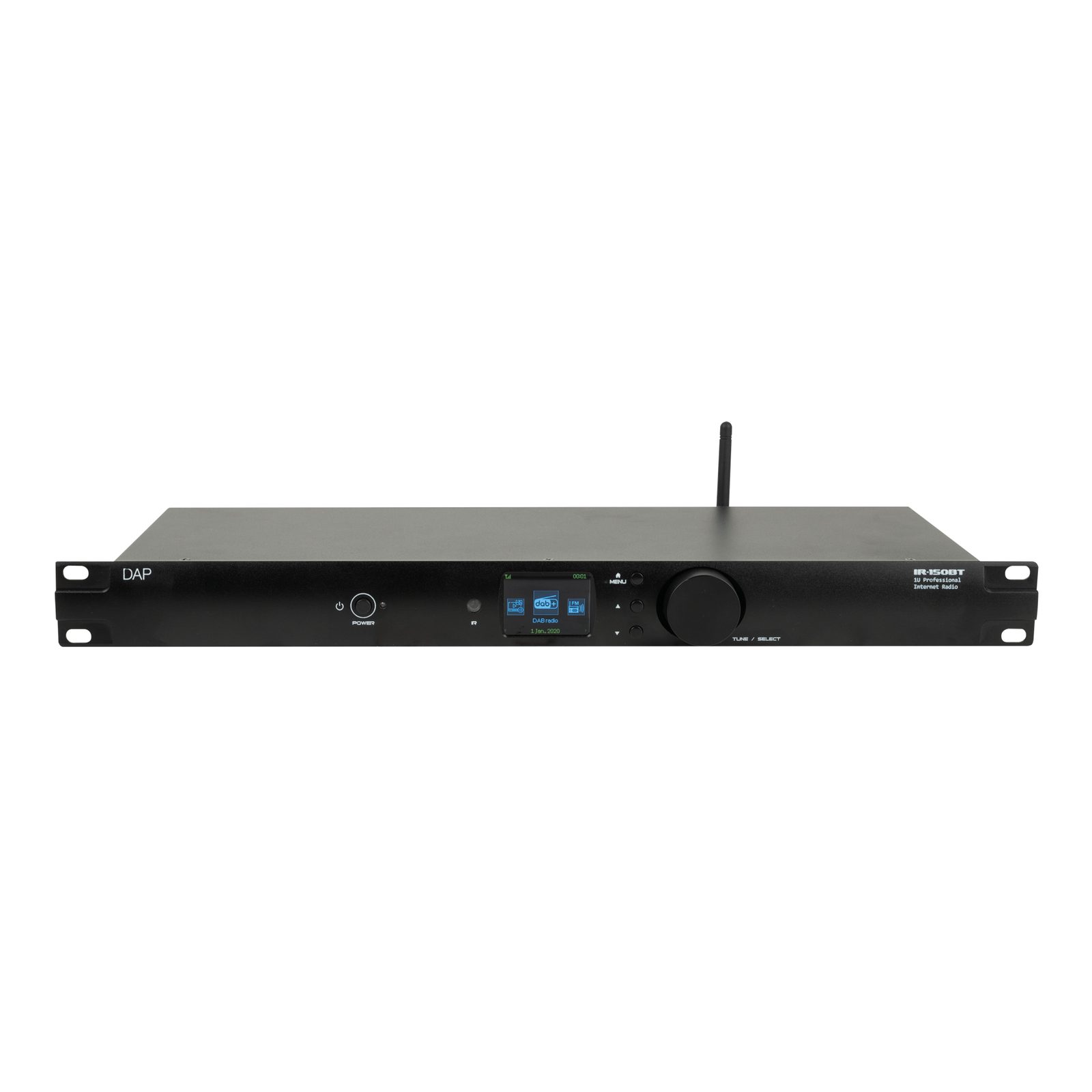 Lettore multimediale rack 19" 1U DAB+/FM/BT4.2 con display TFT - DAP D1247
