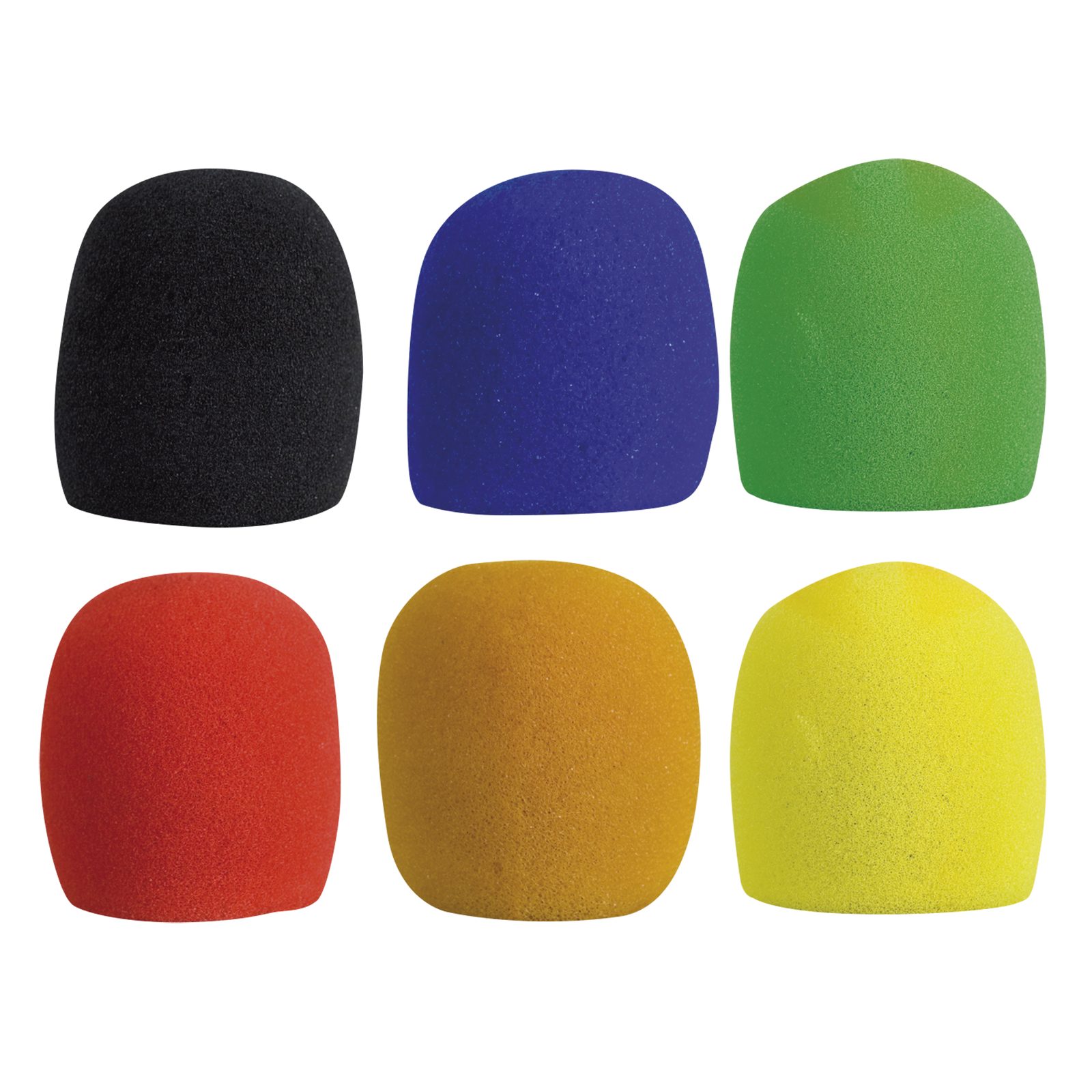 Set filtro 6 colori per microfono in schiuma - Showgear D1317