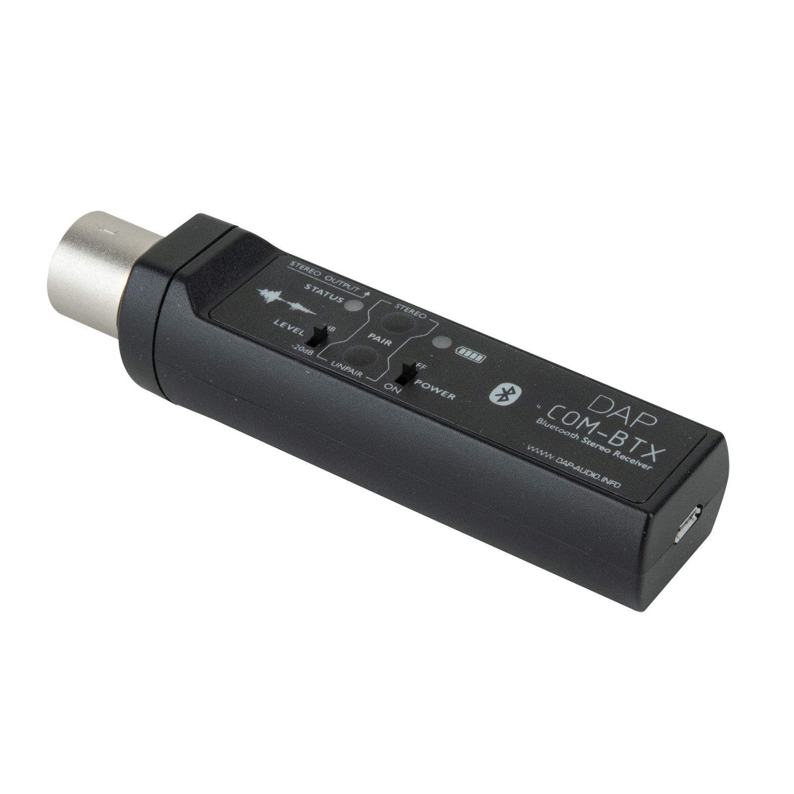 Ricevitore audio Bluetooth 5.0 XLR/Jack - DAP COM-BTX