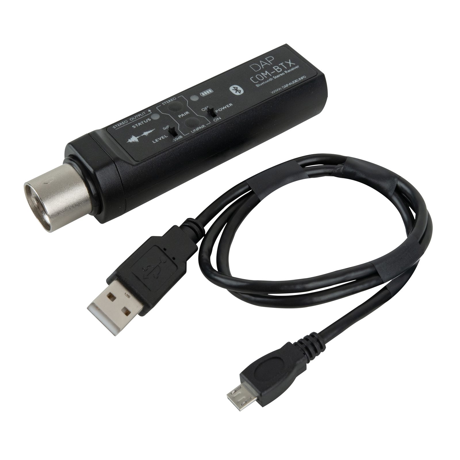 Ricevitore audio Bluetooth 5.0 XLR/Jack - DAP COM-BTX