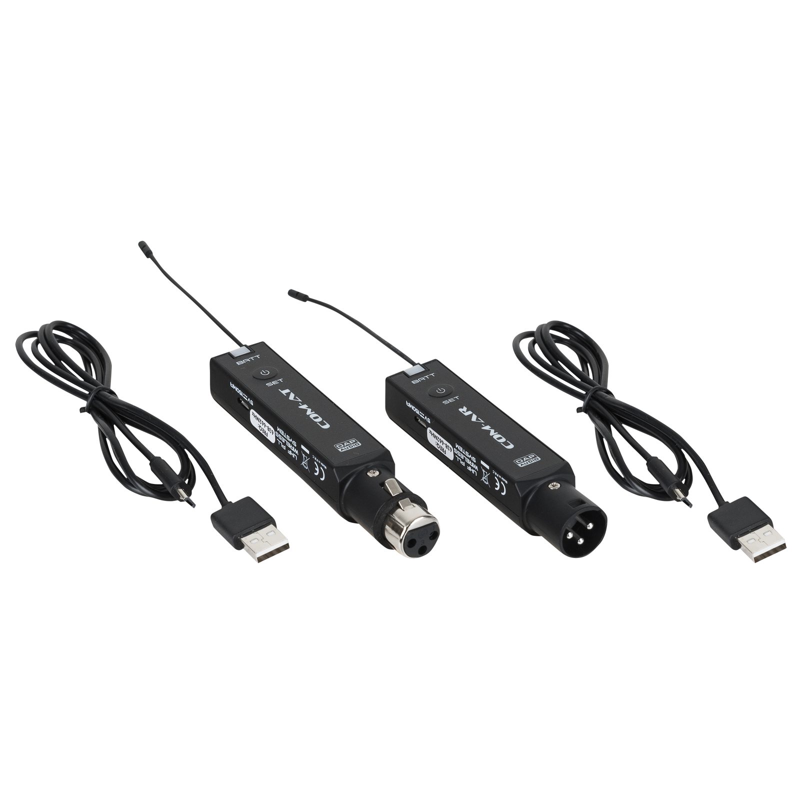 Set audio wireless UHF PLL 606-630MHz - DAP COM-ART