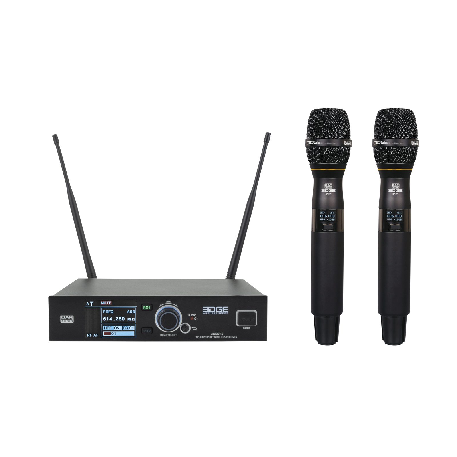 Sistema microfono wireless doppio EDGE EHS-2 - DAP D1479B