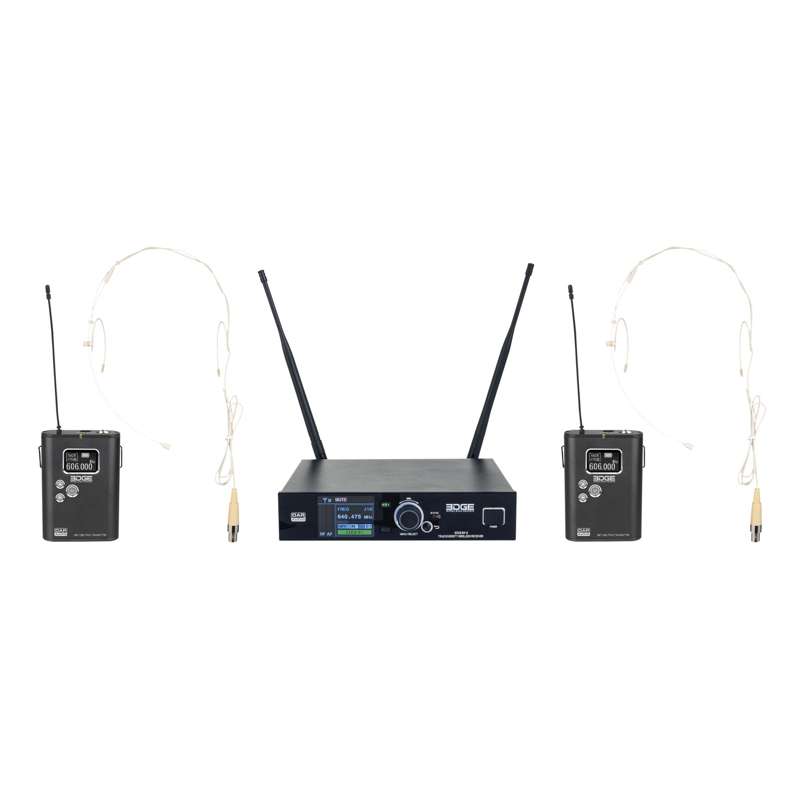 Sistema microfono beltpack doppio EDGE EBS-2 - DAP D1480B
