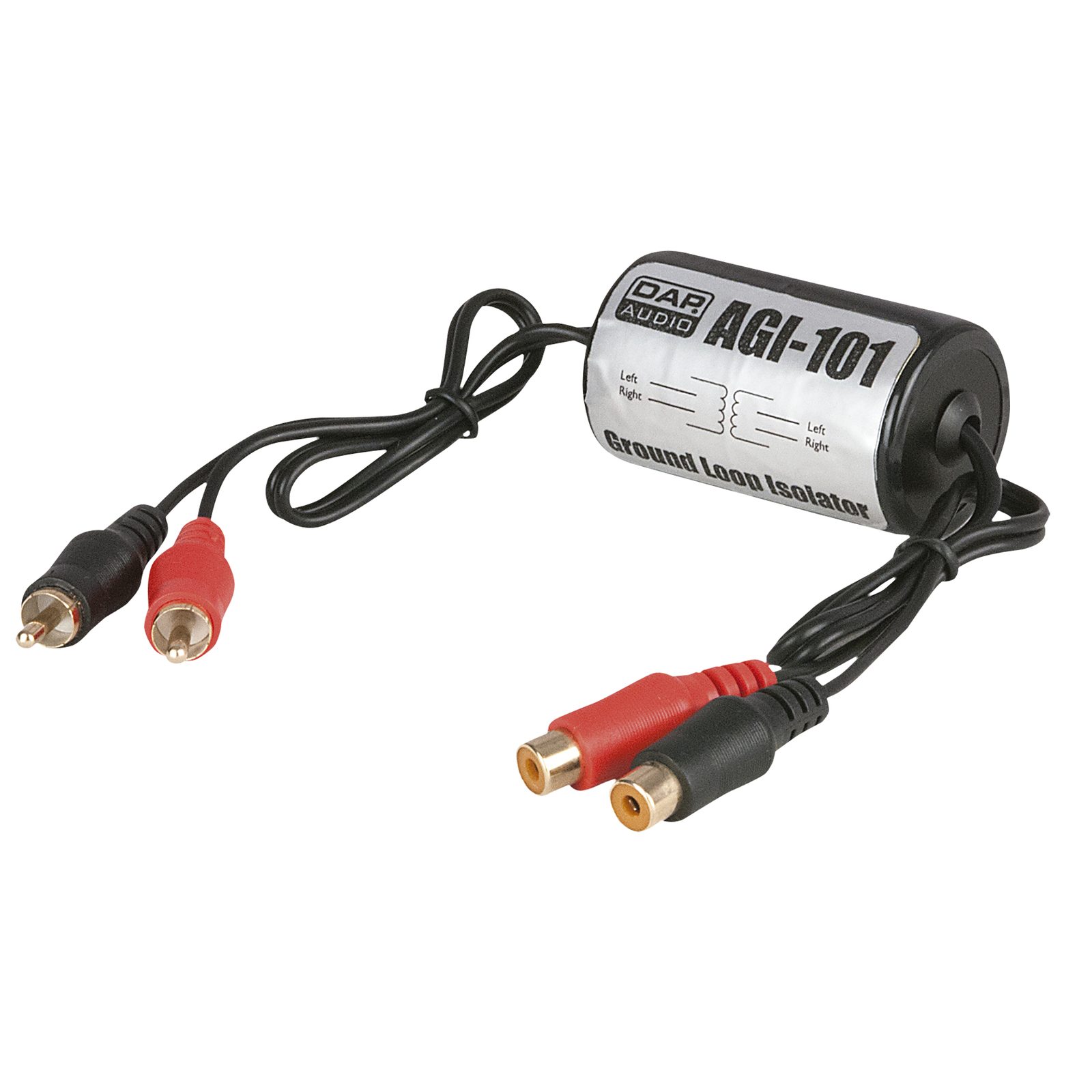 Isolatore loop di terra stereo RCA - DAP AGI-101 D1526