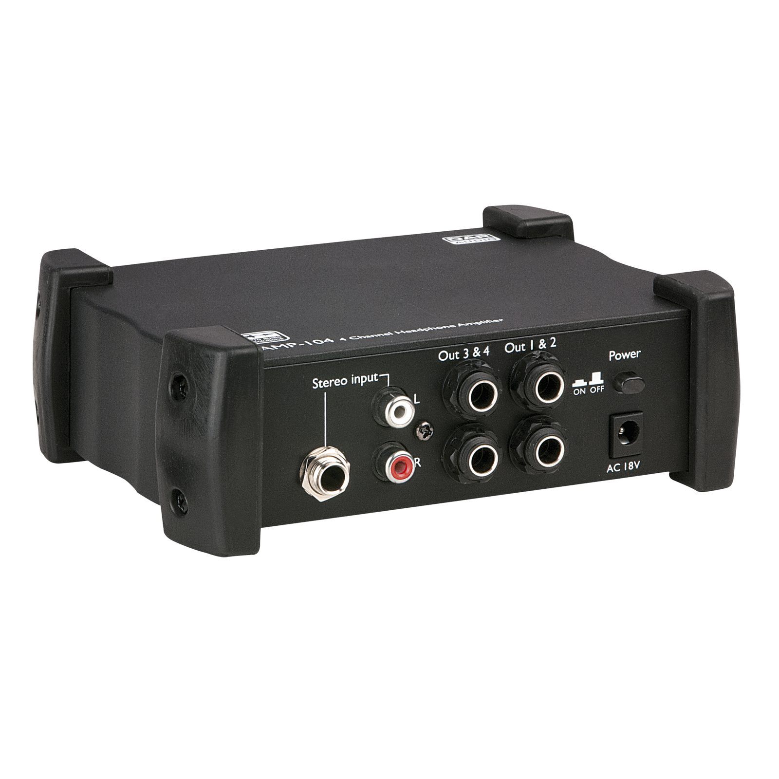 Amplificatore per cuffie 4 canali - 8 uscite - DAP D1536
