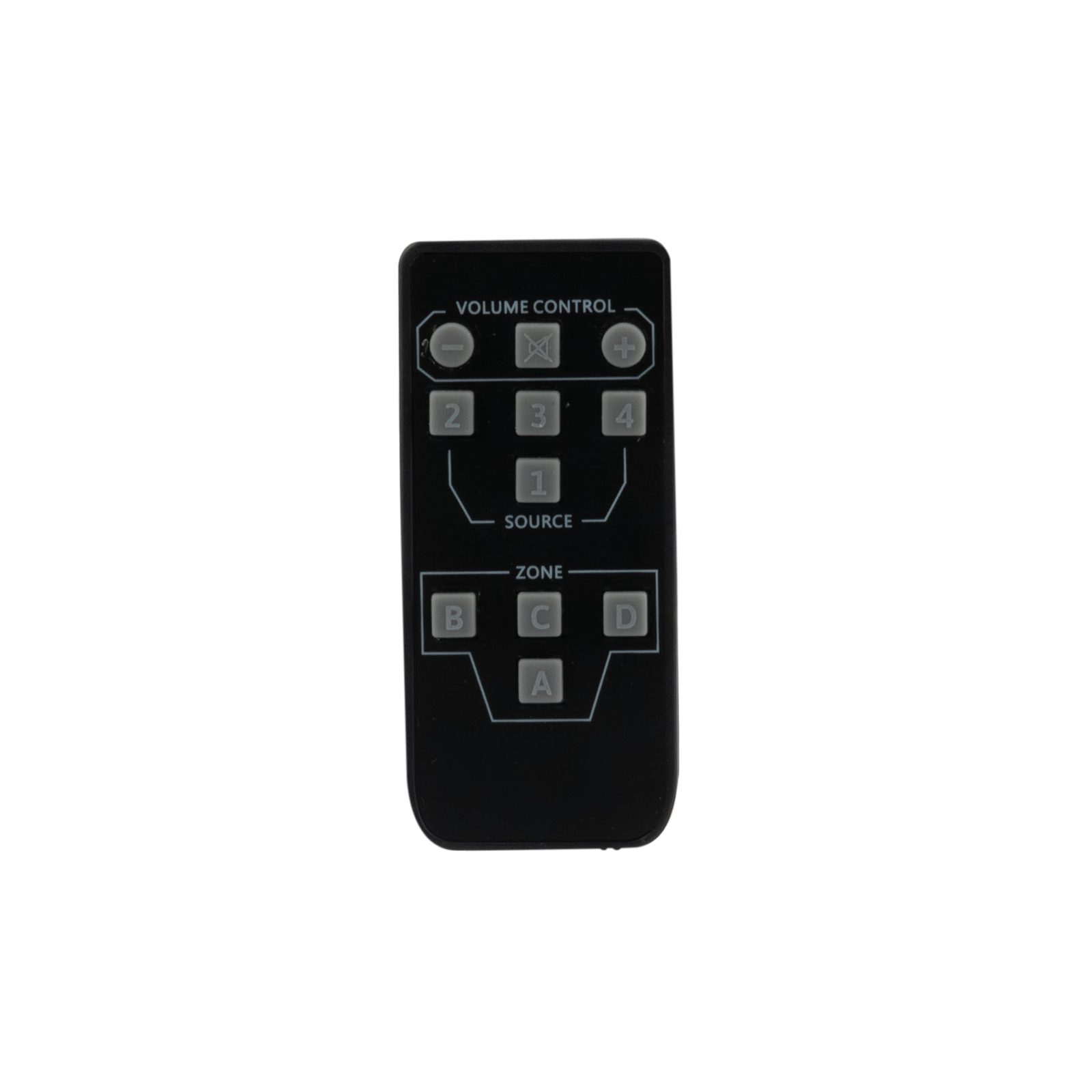Selettore di sorgente audio stereo 5 ingressi con controllo volume e telecomando - DAP D1540