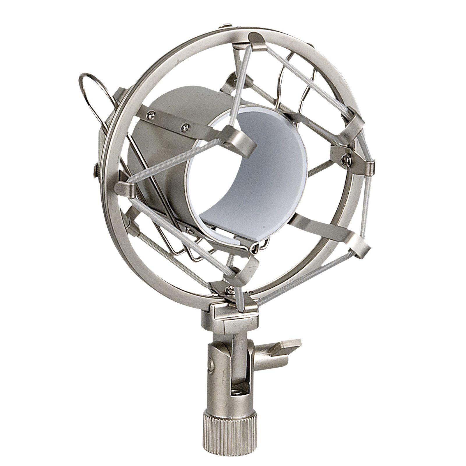 Supporto microfono in alluminio grigio 44-48 mm - Showgear D1702