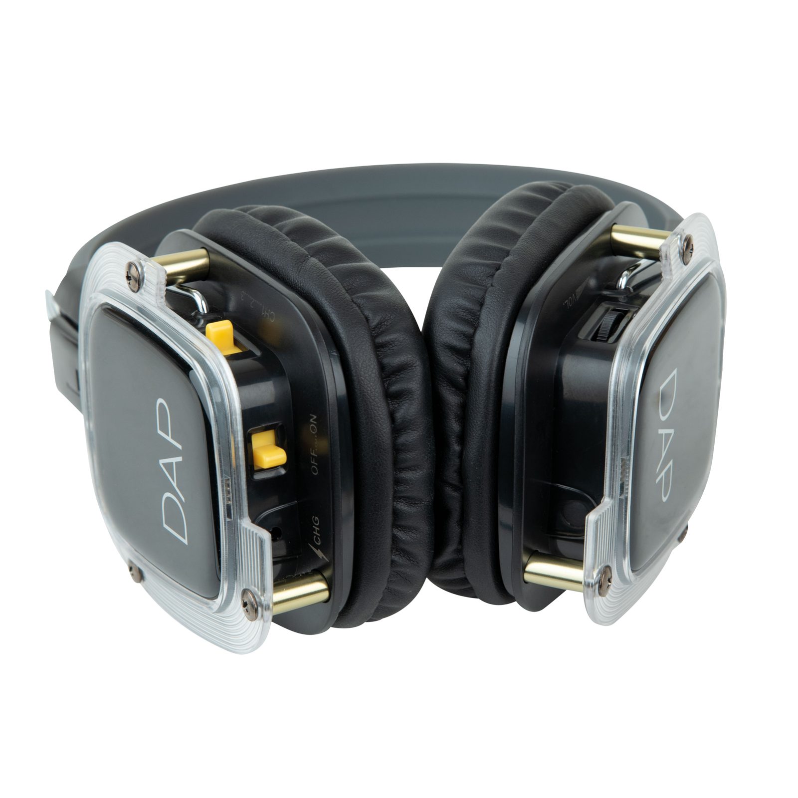 Cuffie Silent Disco 3 canali LED RGB pieghevoli - DAP D1821
