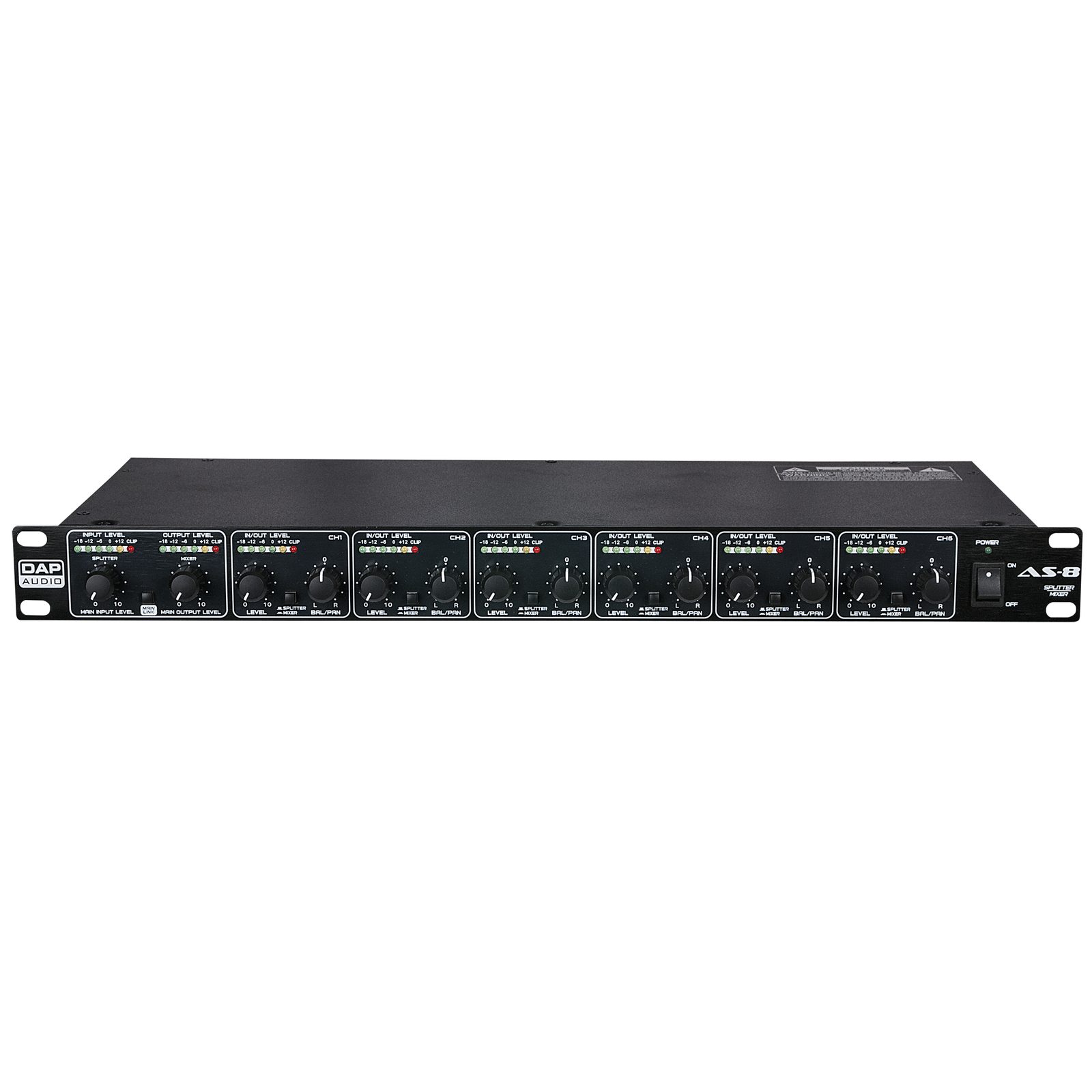 AS-8 Mixer/Splitter audio 8 canali - DAP D1904