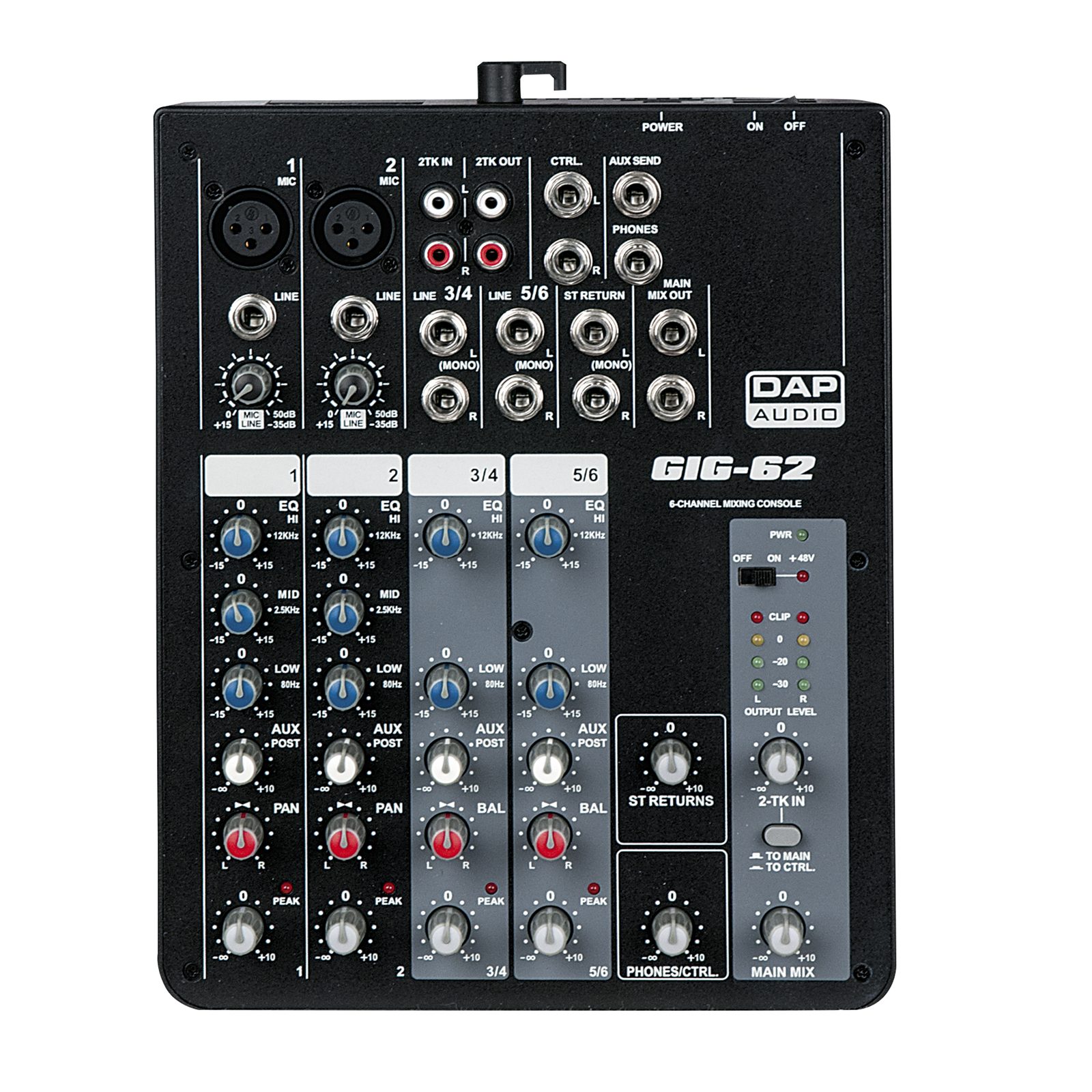 Mixer live 6 canali GIG-62 - DAP D2281