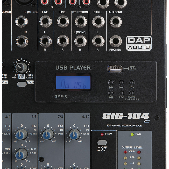 Modulo MP3/USB/registrazione per mixer GIG - DAP D2291
