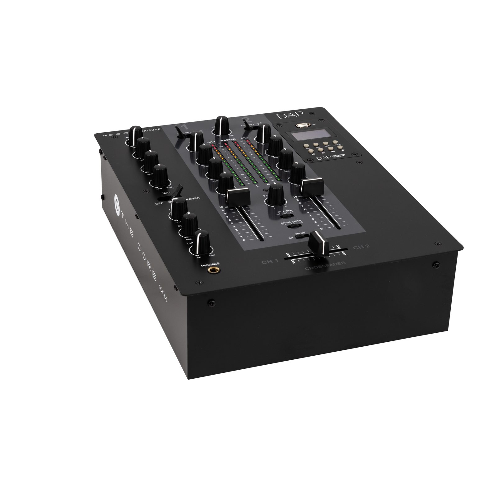 Mixer DJ analogico 2 canali con interfaccia USB e registratore MP3 - DAP D2302
