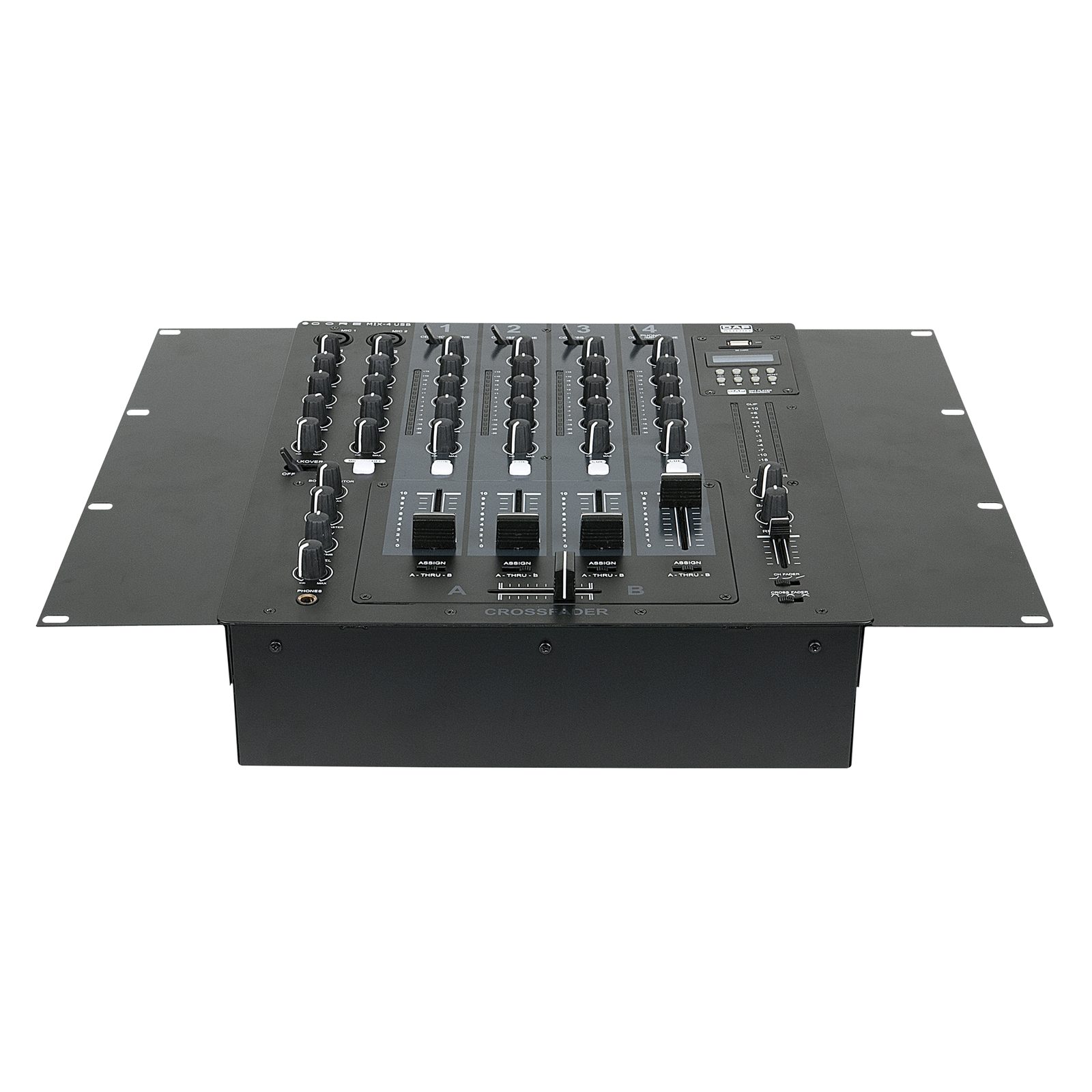 Kit di montaggio rack 19" 9U per Core Mix-4 in acciaio nero - DAP D2310