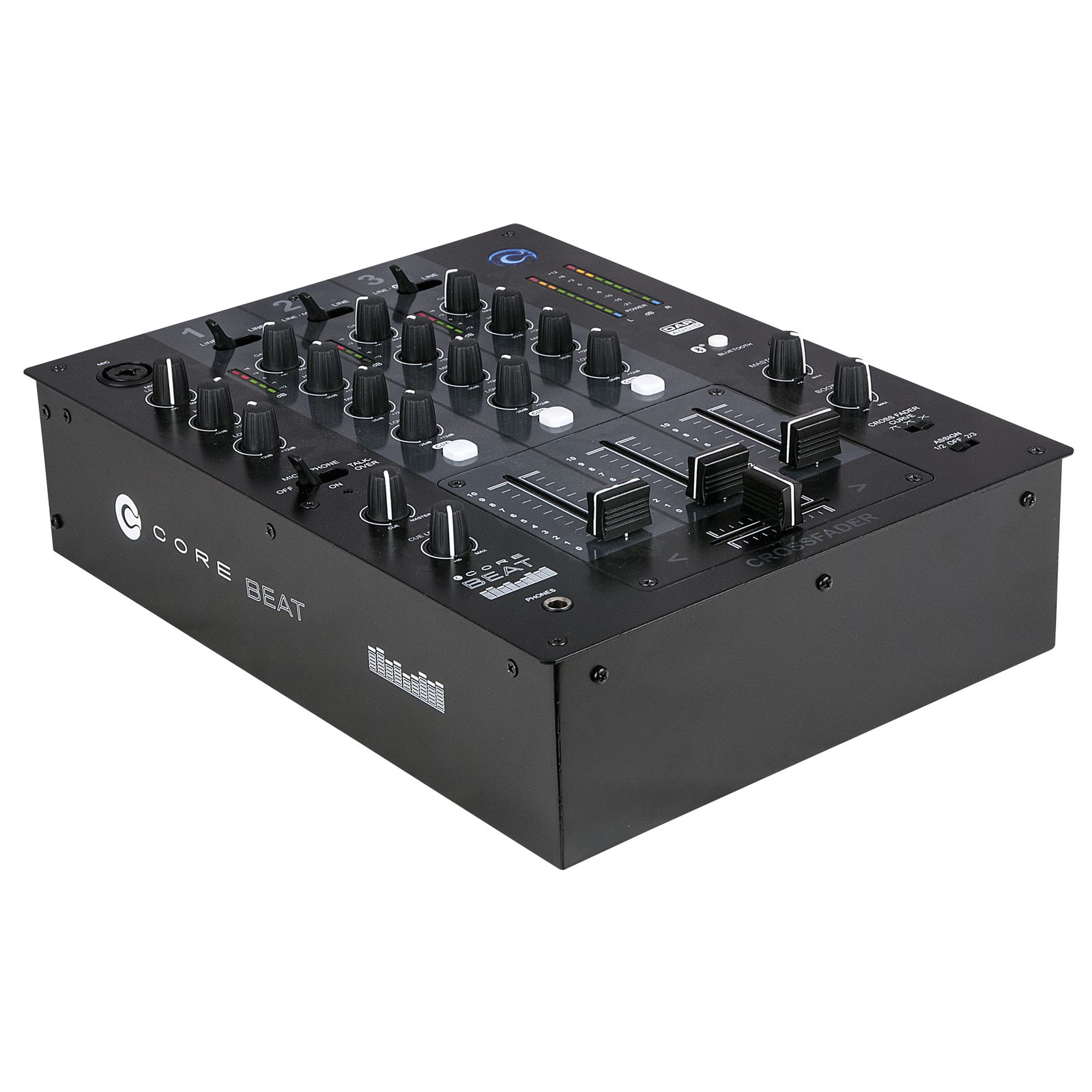 Mixer DJ 3 canali con Bluetooth, 6 ingressi e funzione discussione - DAP D2313