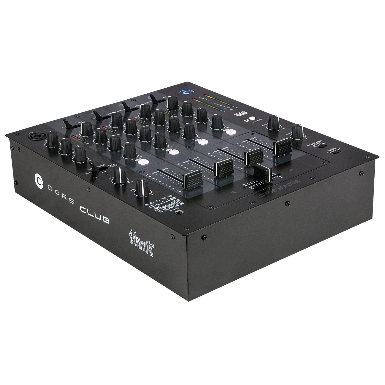 Mixer DJ analogico 4 canali con BT, 8 ingressi e 3 curve crossfader - DAP D2314