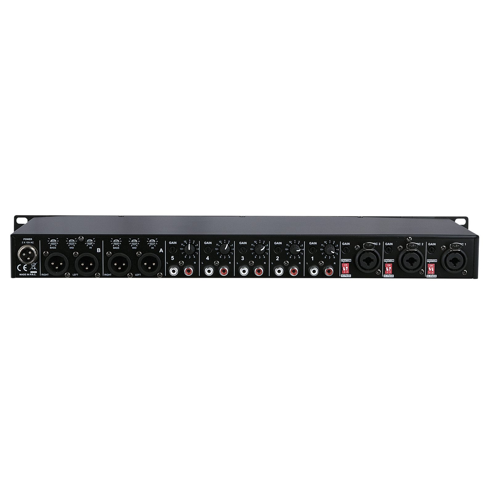 Mixer Compact 9.2 1U con 2 zone e display - DAP D2322