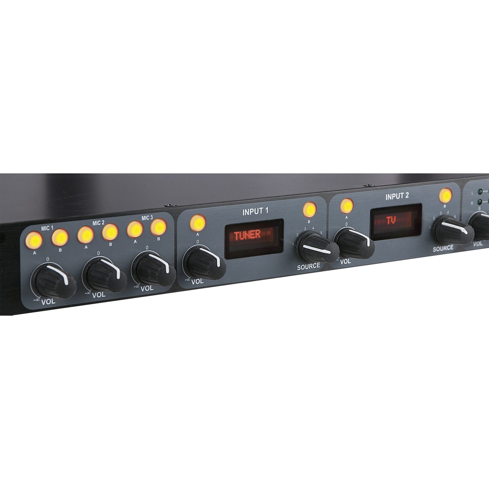 Mixer Compact 9.2 1U con 2 zone e display - DAP D2322