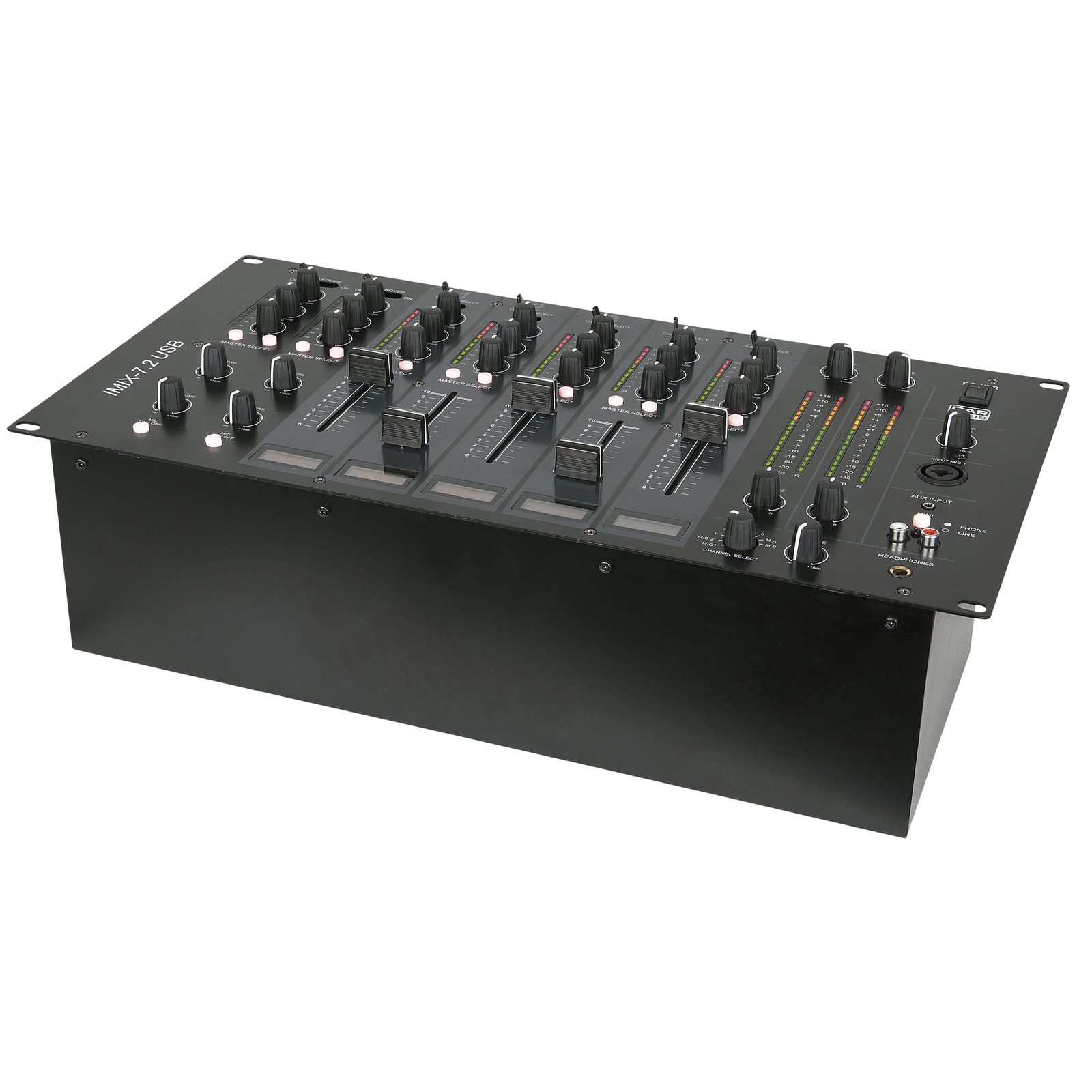 Mixer da installazione IMIX-7.2 USB 7 canali 2 zone 6U - DAP D2353